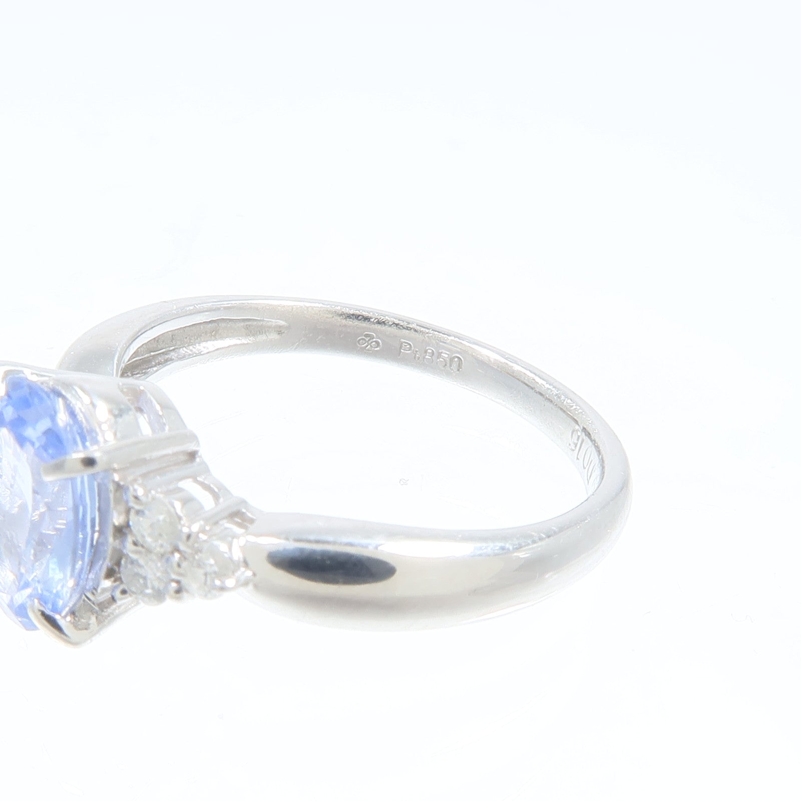 JEWELRY PT850鉑金Color Stone Diamond Ring彩色寶石戒指