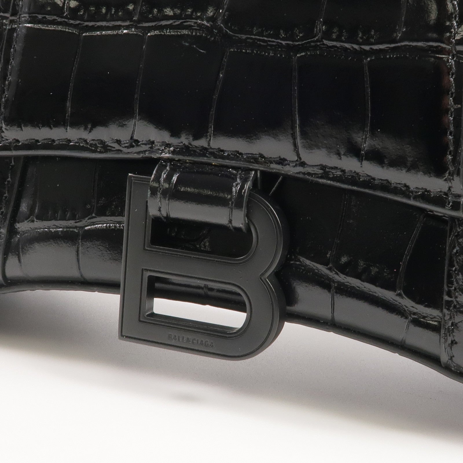 BALENCIAGA 牛皮皮革Hourglass手挽肩背兩用袋