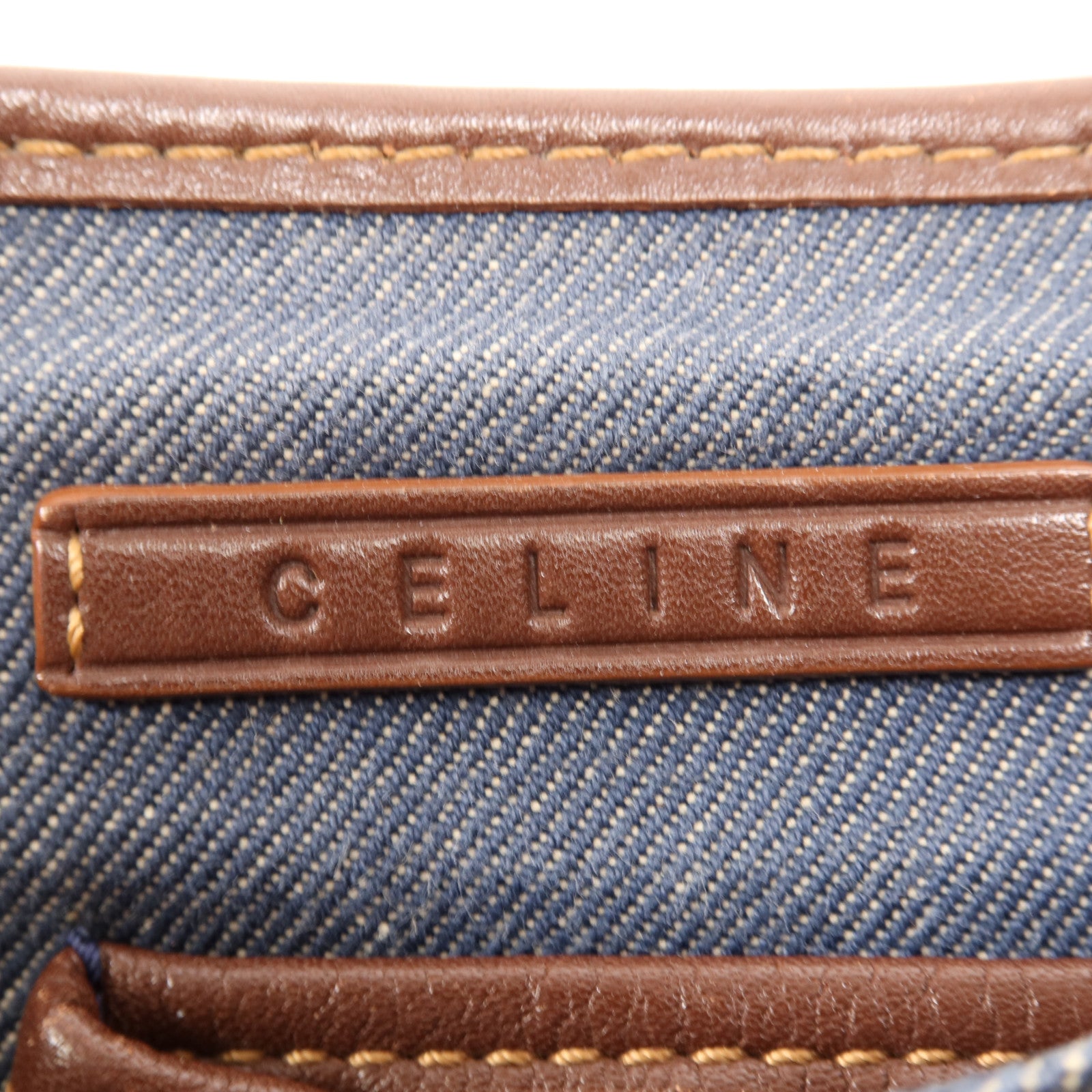 CELINE 帆布Hand Bag金扣手挽袋