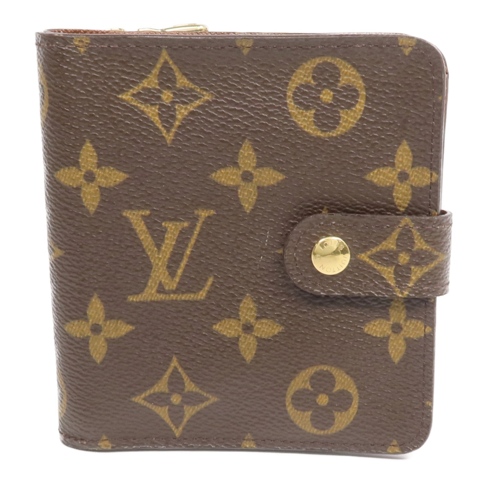 LOUIS VUITTON 【激減優惠】Monogram Wallet金扣錢包