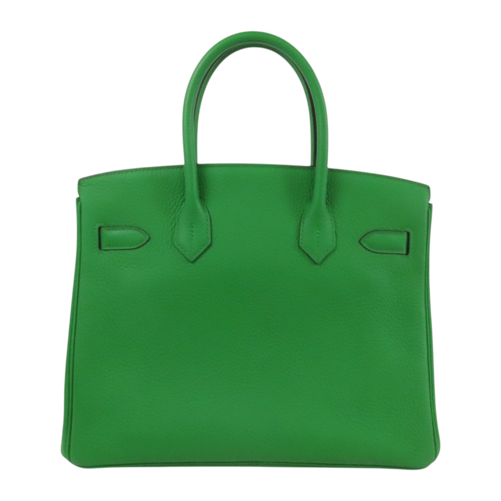 HERMES Clemence皮革Birkin 30銀扣手挽袋