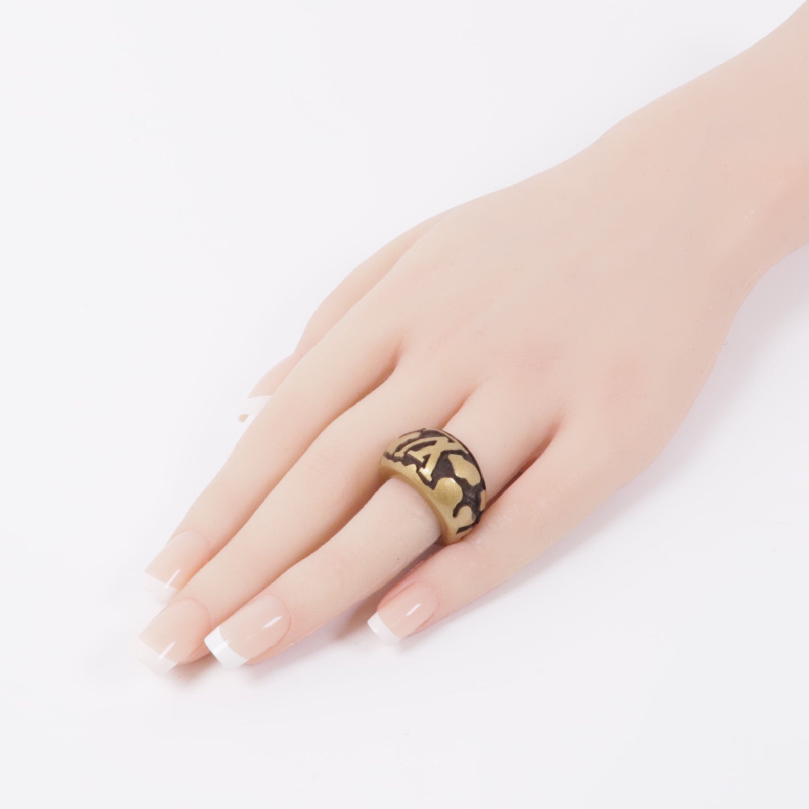 LOUIS VUITTON 木質Wood Ring戒指US#5