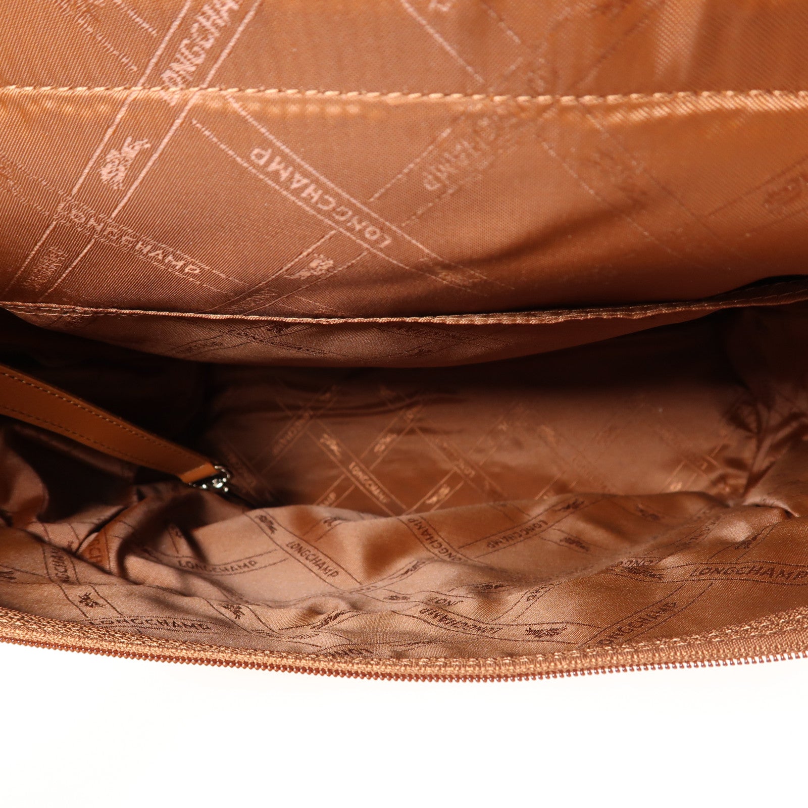 Longchamp 皮革Backpack銀扣背包