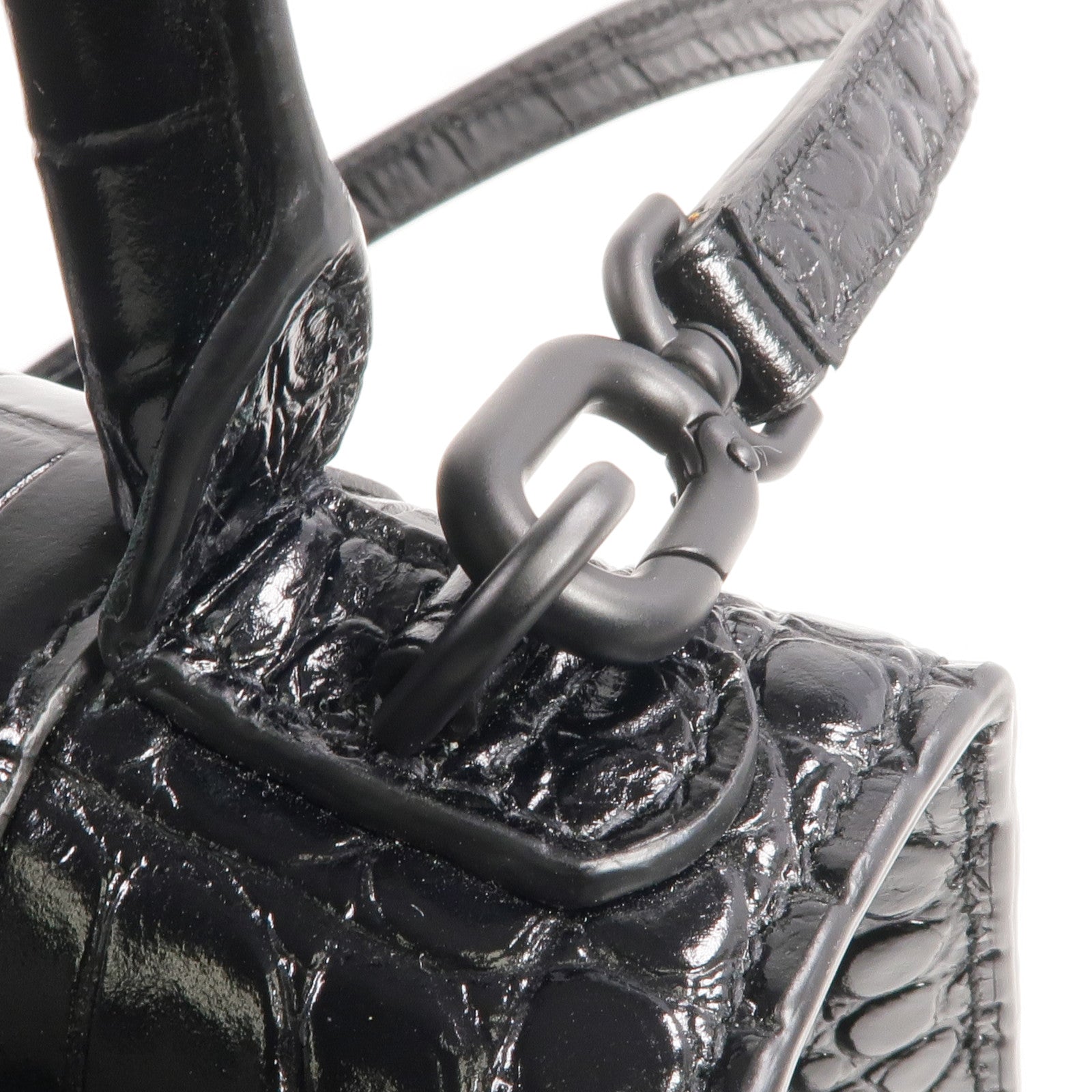 BALENCIAGA 牛皮皮革Hourglass手挽肩背兩用袋