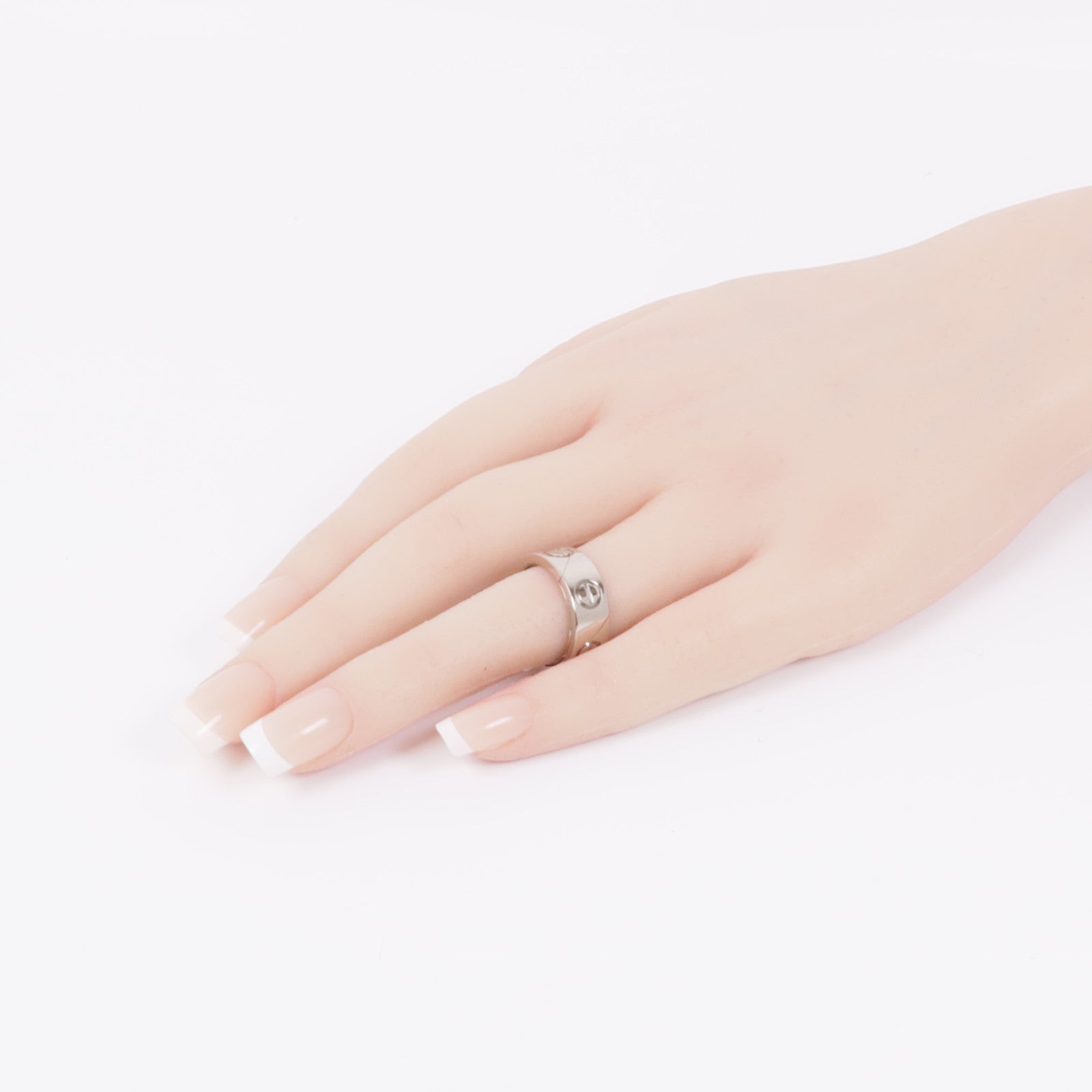 CARTIER 18K白金Astro Love Ring戒指Cartier#50/US#5.25
