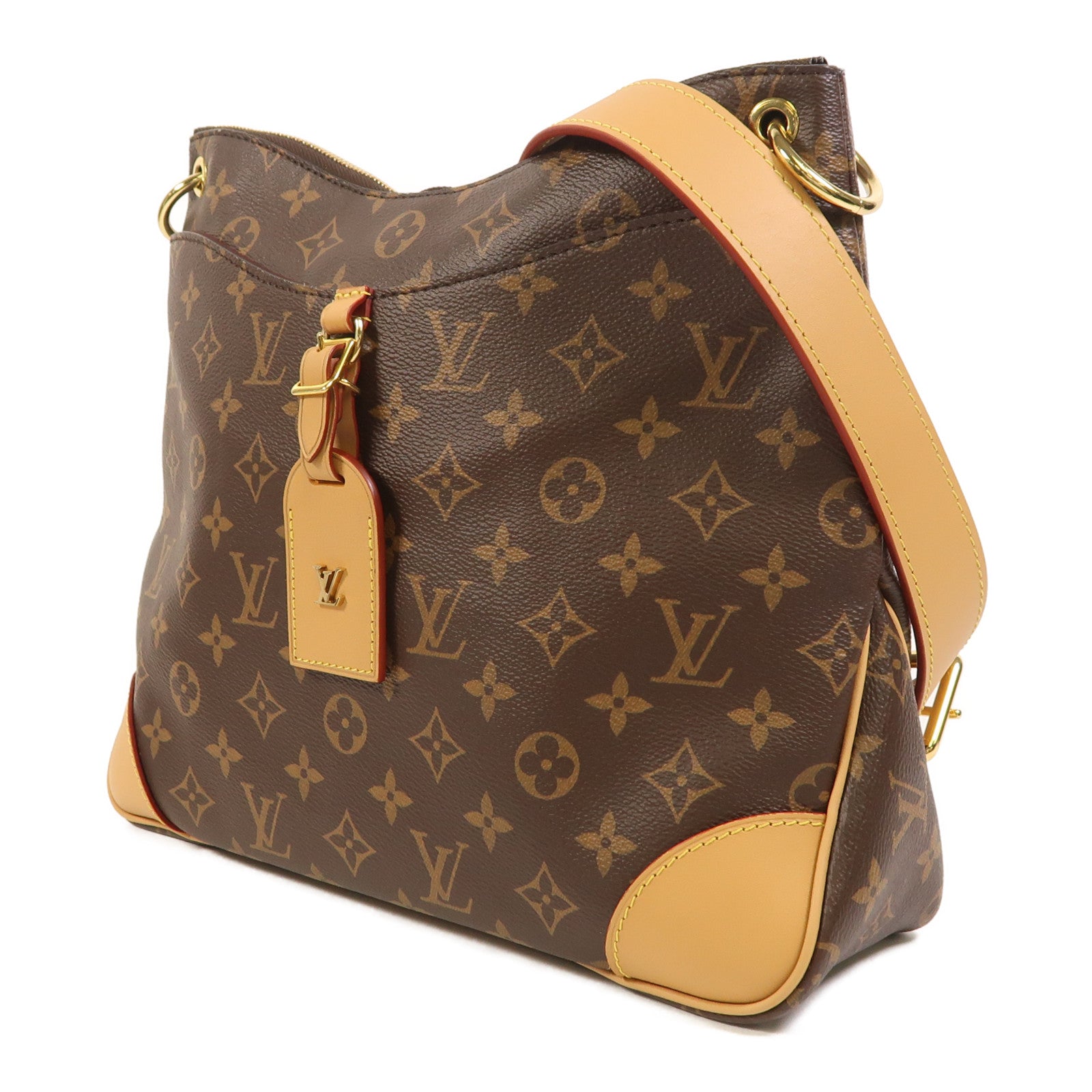 LOUIS VUITTON Monogram Odeon金扣肩背袋