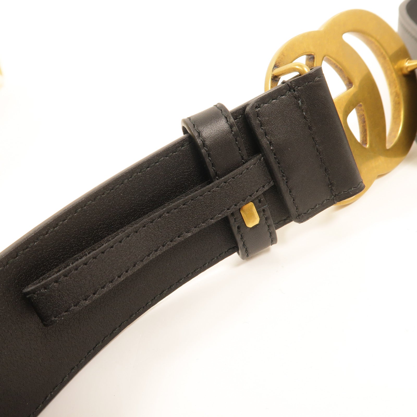 GUCCI 牛皮皮革GG Marmont Belt皮帶