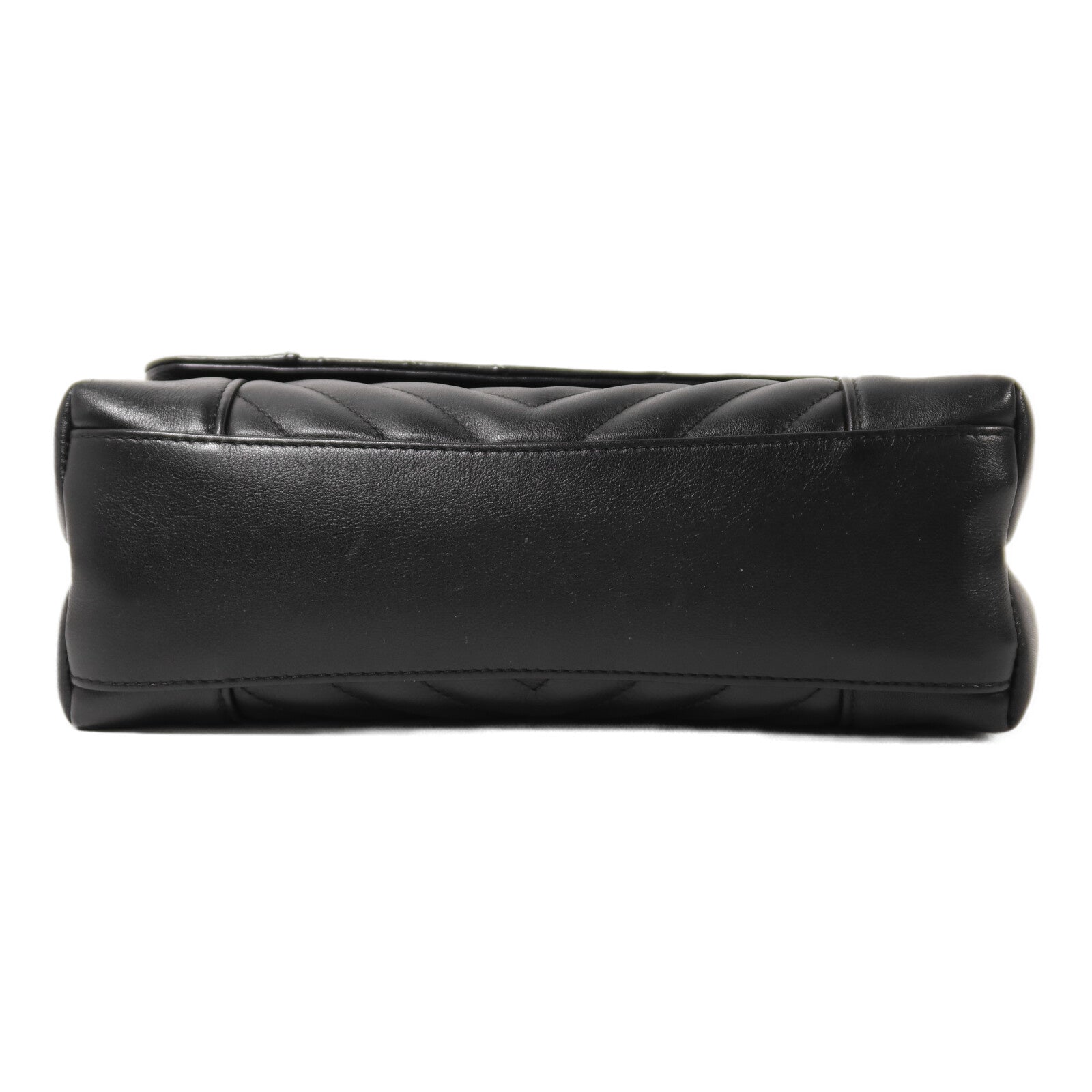 CHANEL 牛皮皮革Shoulder Bag金扣鏈帶肩背袋