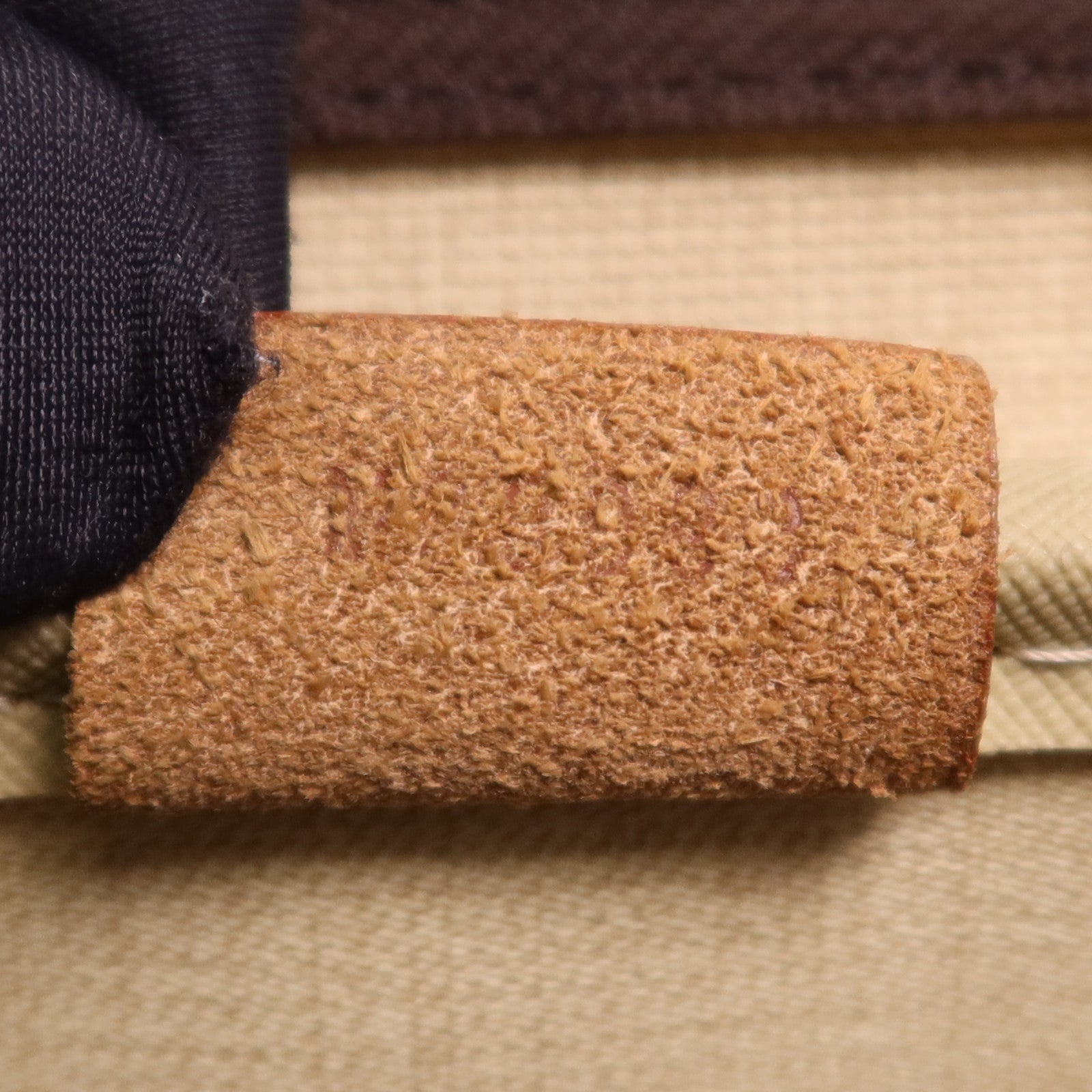 LOUIS VUITTON Monogram Deauville金扣手挽袋棕色