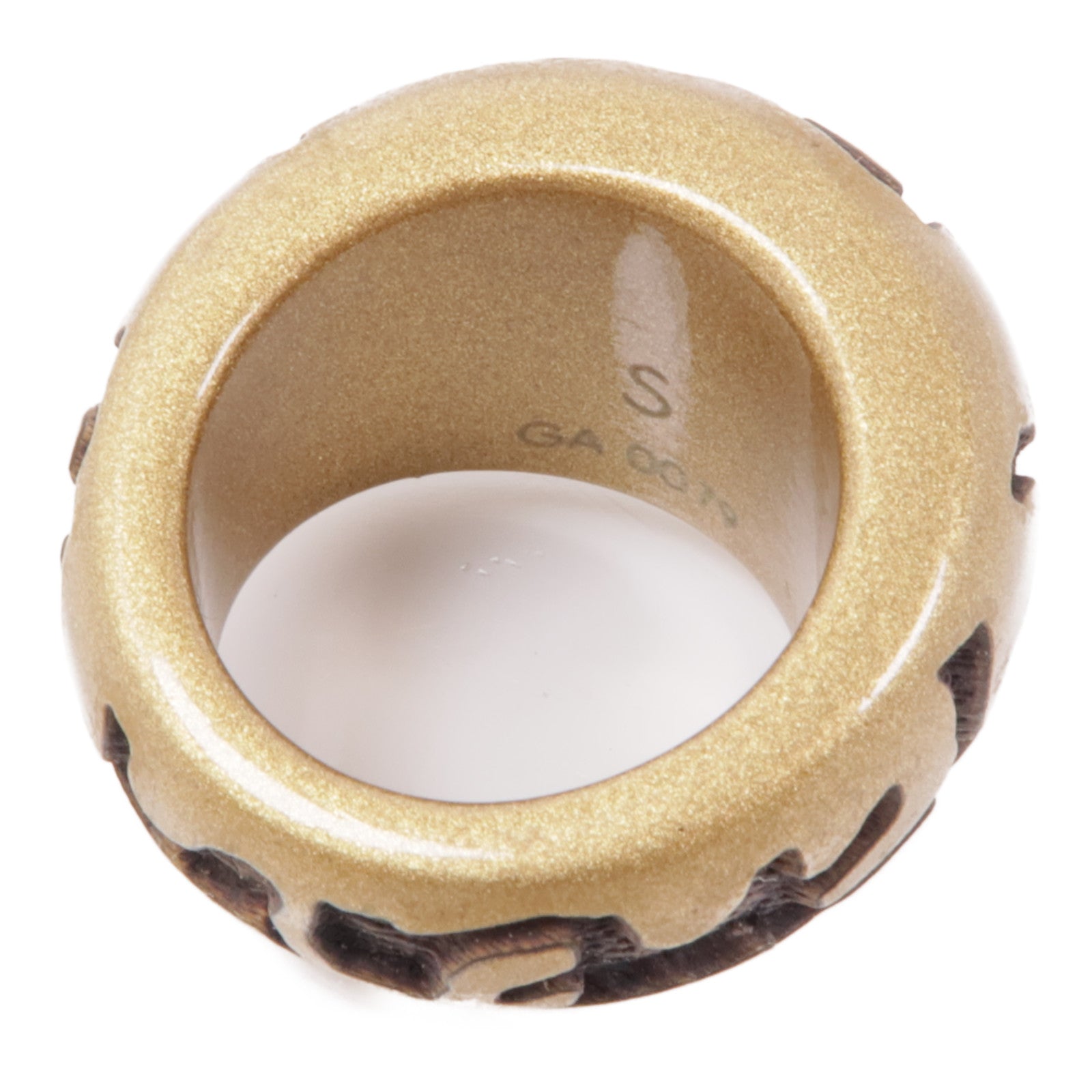 LOUIS VUITTON 木質Wood Ring戒指US#5