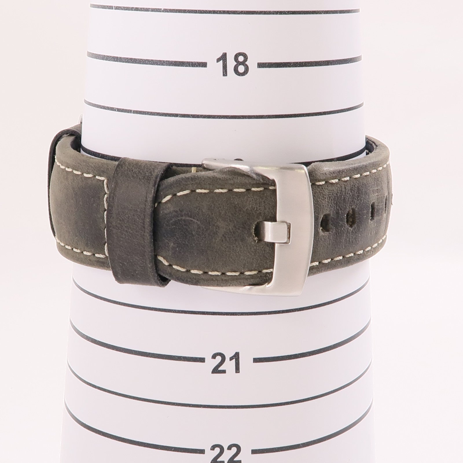 PANERAI Luminor Marina不鏽鋼/皮革帶手錶自動機芯黑色