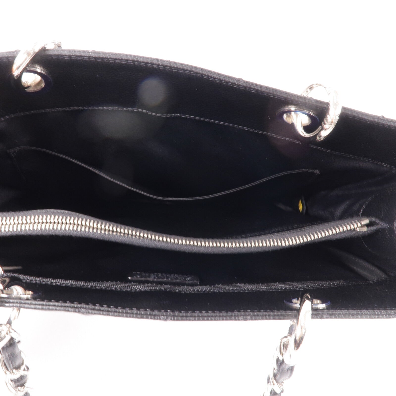 CHANEL 牛皮皮革GST Grand Shopping Tote Bag鏈帶肩背袋