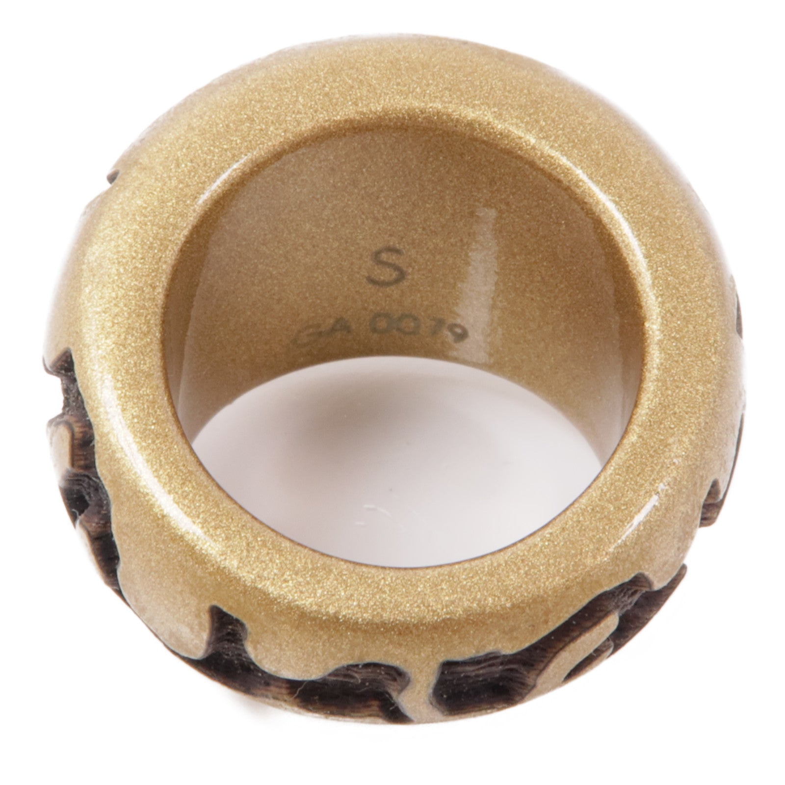 LOUIS VUITTON 木質Wood Ring戒指US#5