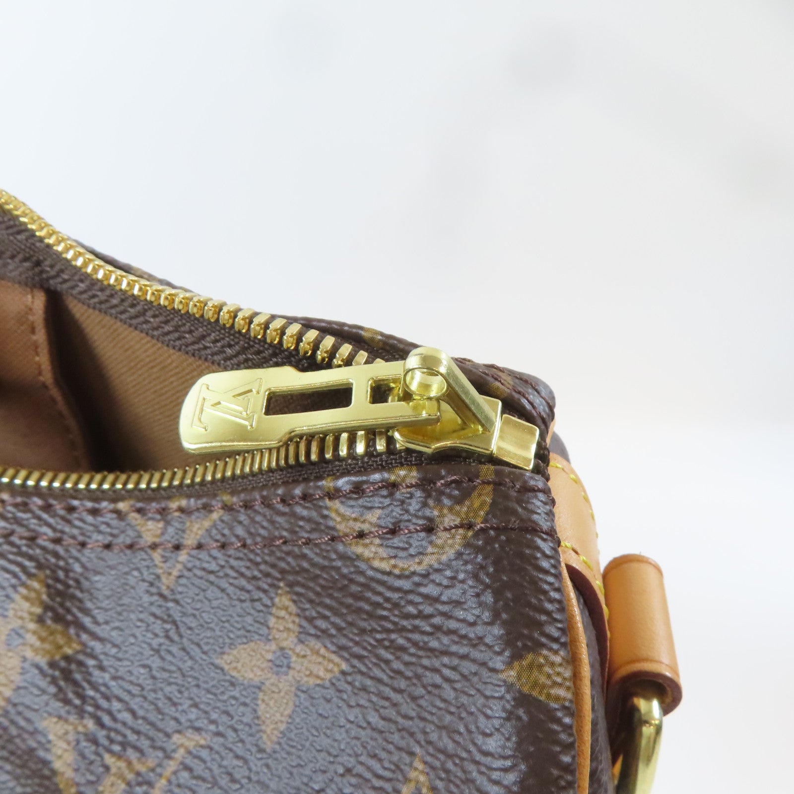 LOUIS VUITTON Monogram Speedy Bandouliere 35金扣手挽肩背兩用袋啡色