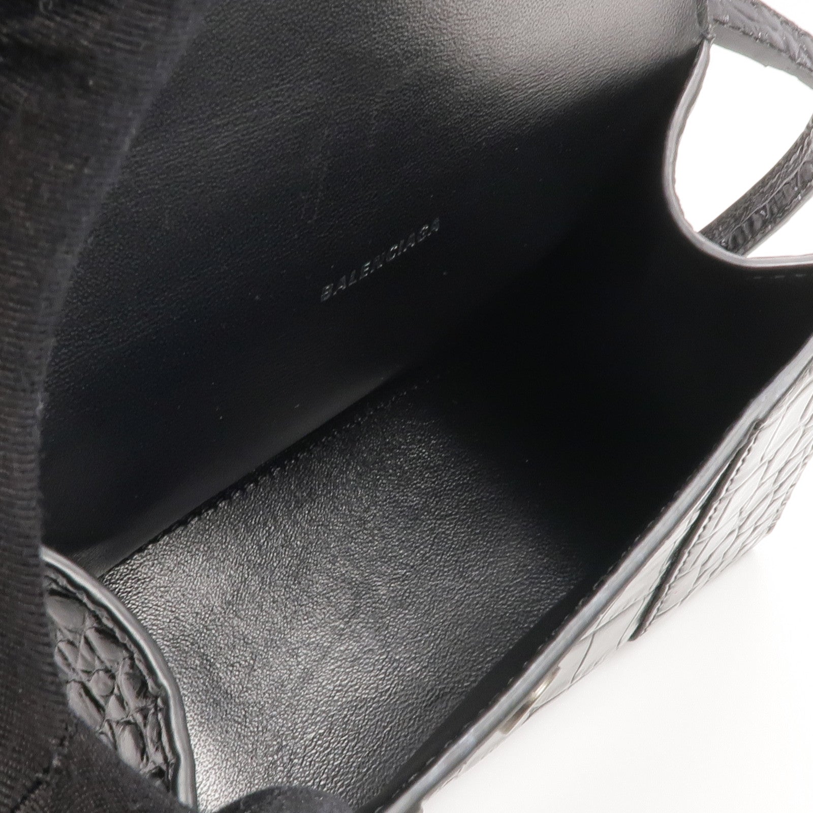 BALENCIAGA 牛皮皮革Hourglass手挽肩背兩用袋