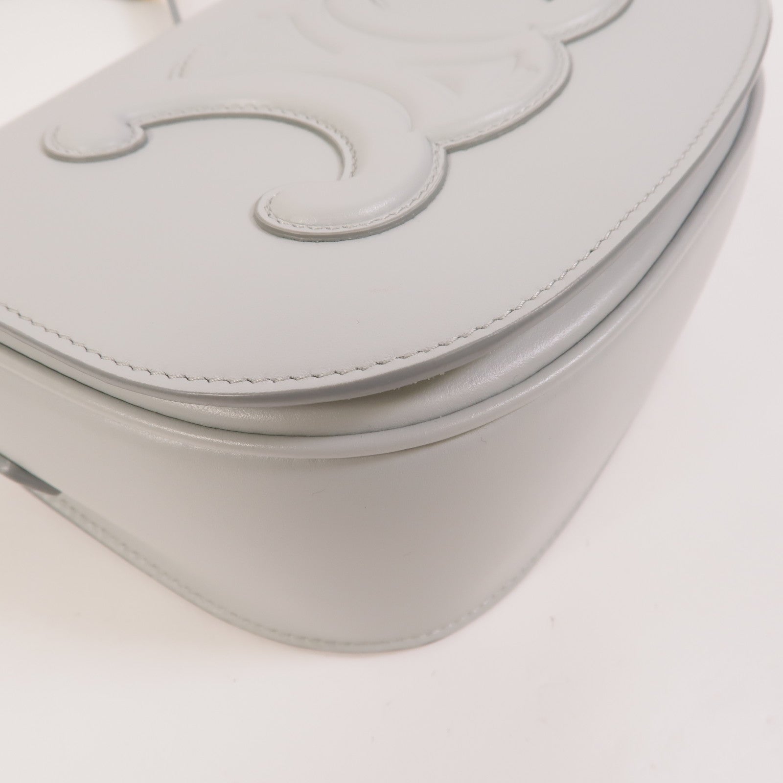 CELINE 牛皮皮革Folco Cuir Triomphe肩背袋