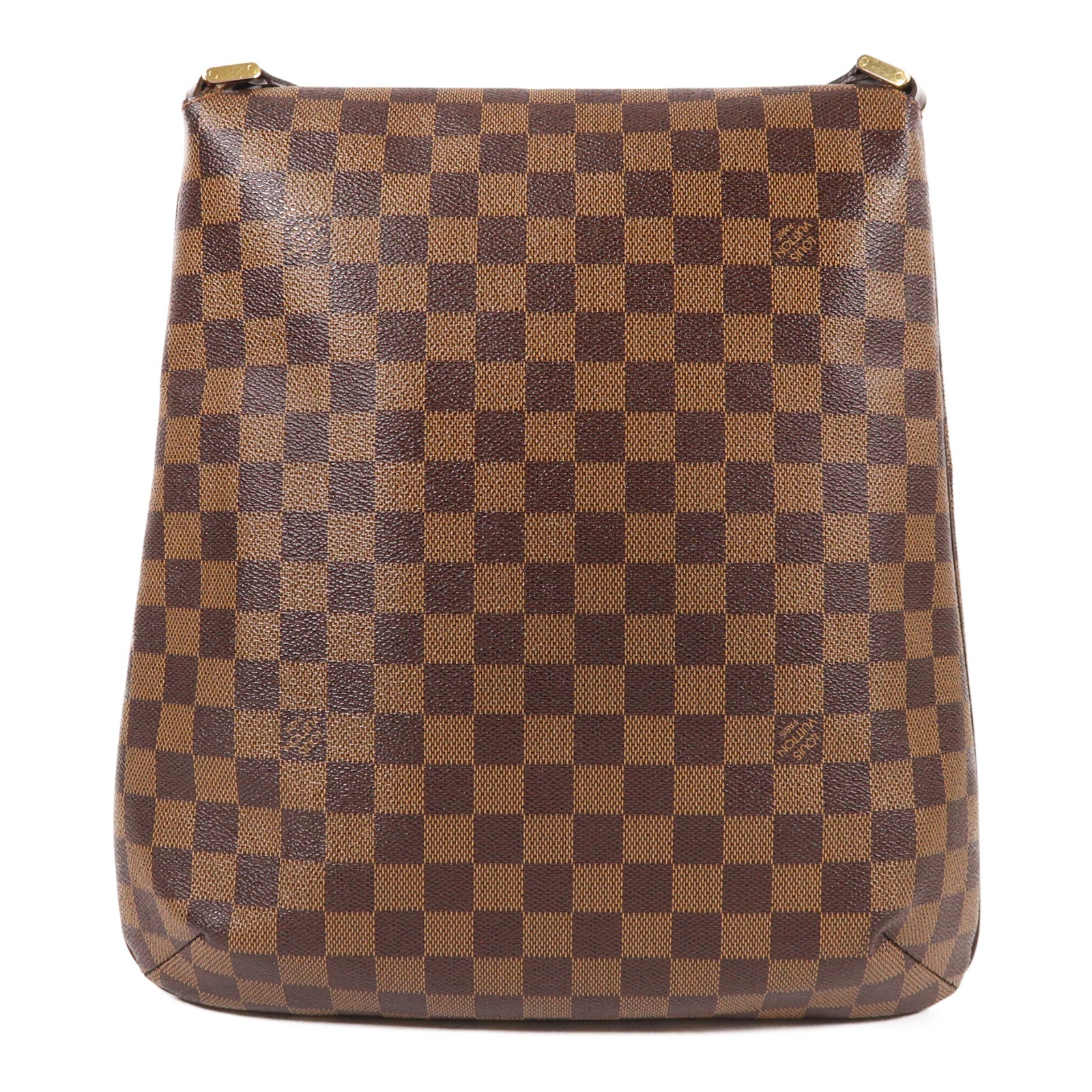 LOUIS VUITTON 【激減優惠】Damier Musette金扣肩背袋
