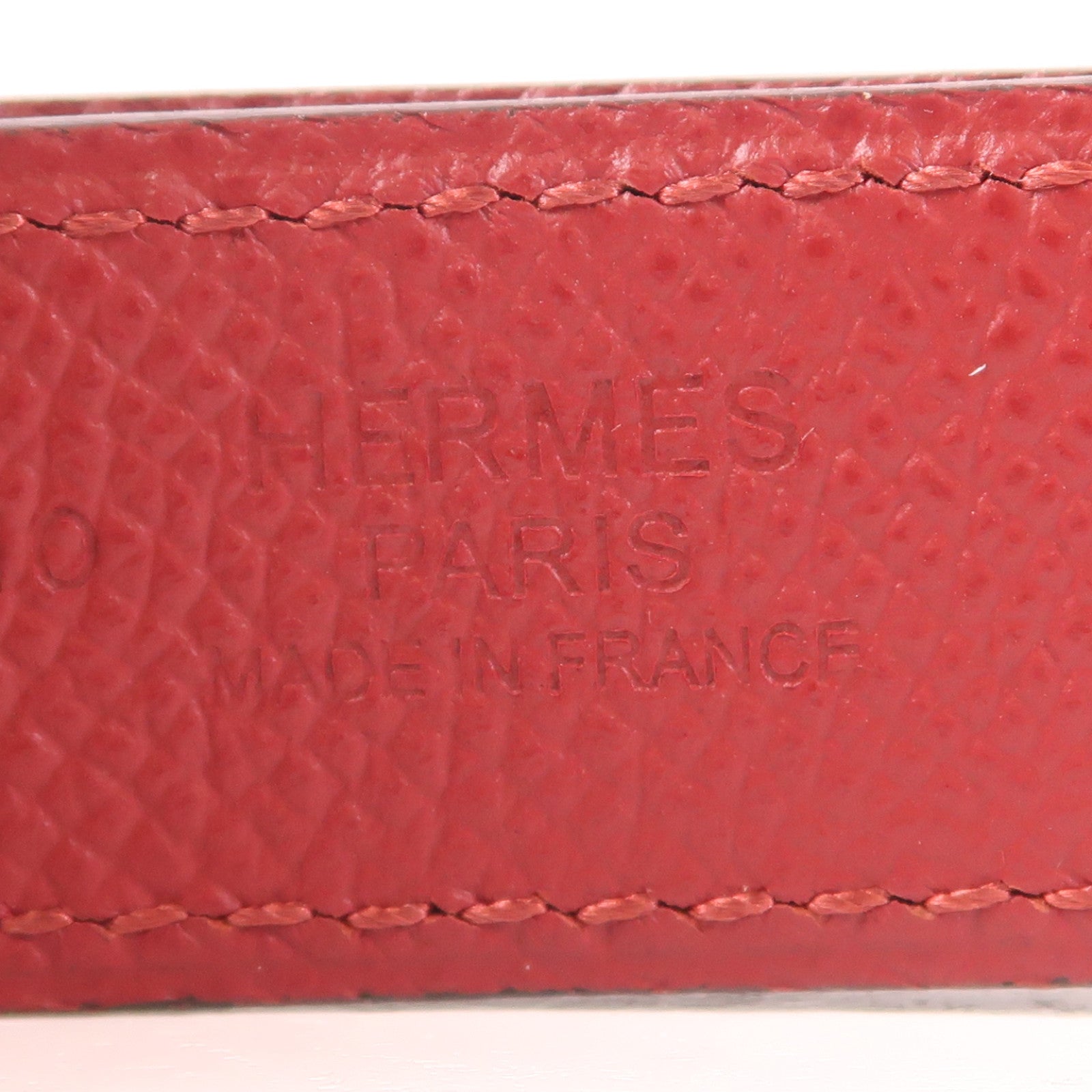 HERMES Swift皮革/Epsom皮革Mini Constance Belt金扣皮帶
