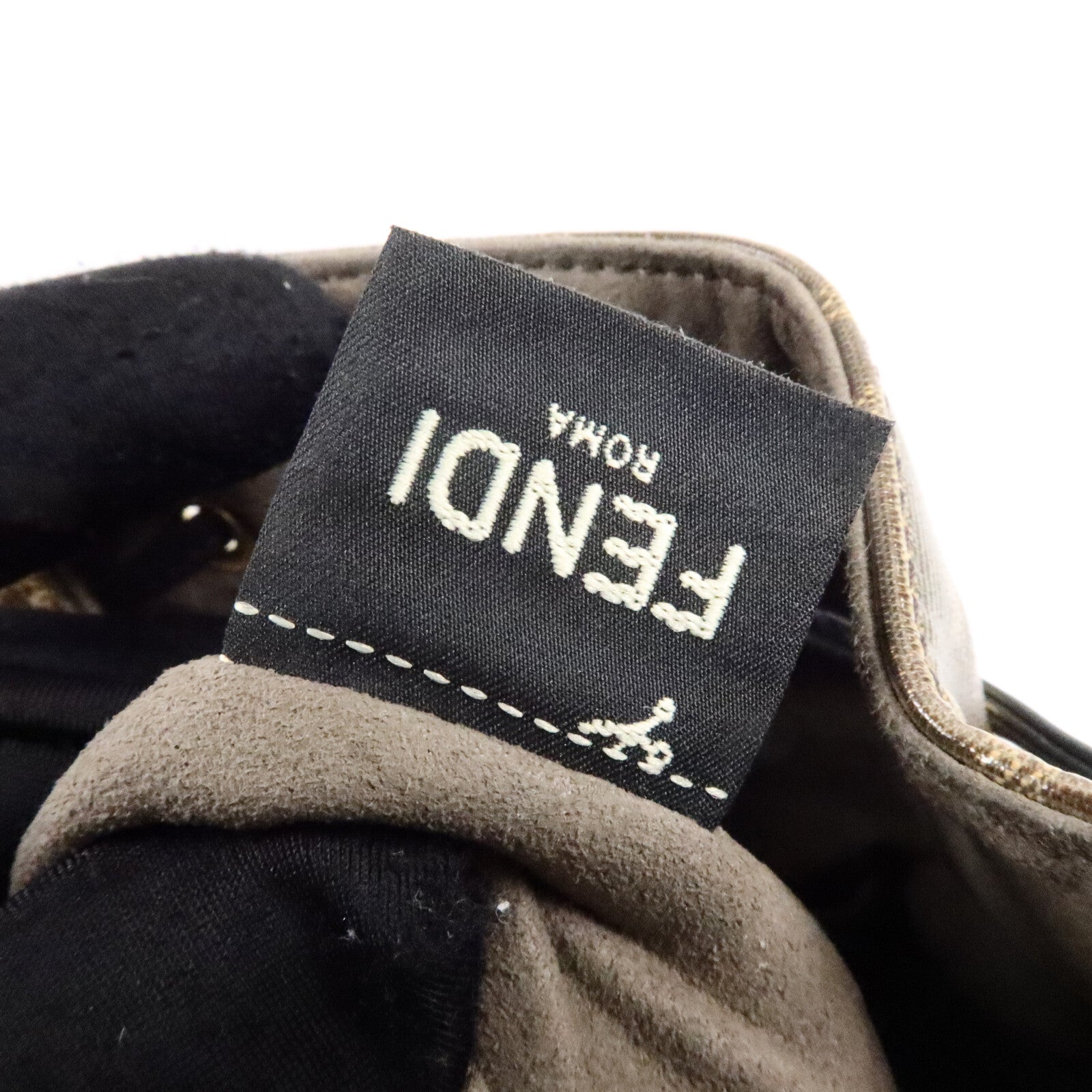 FENDI 塗層帆布Mon Tresor肩背袋