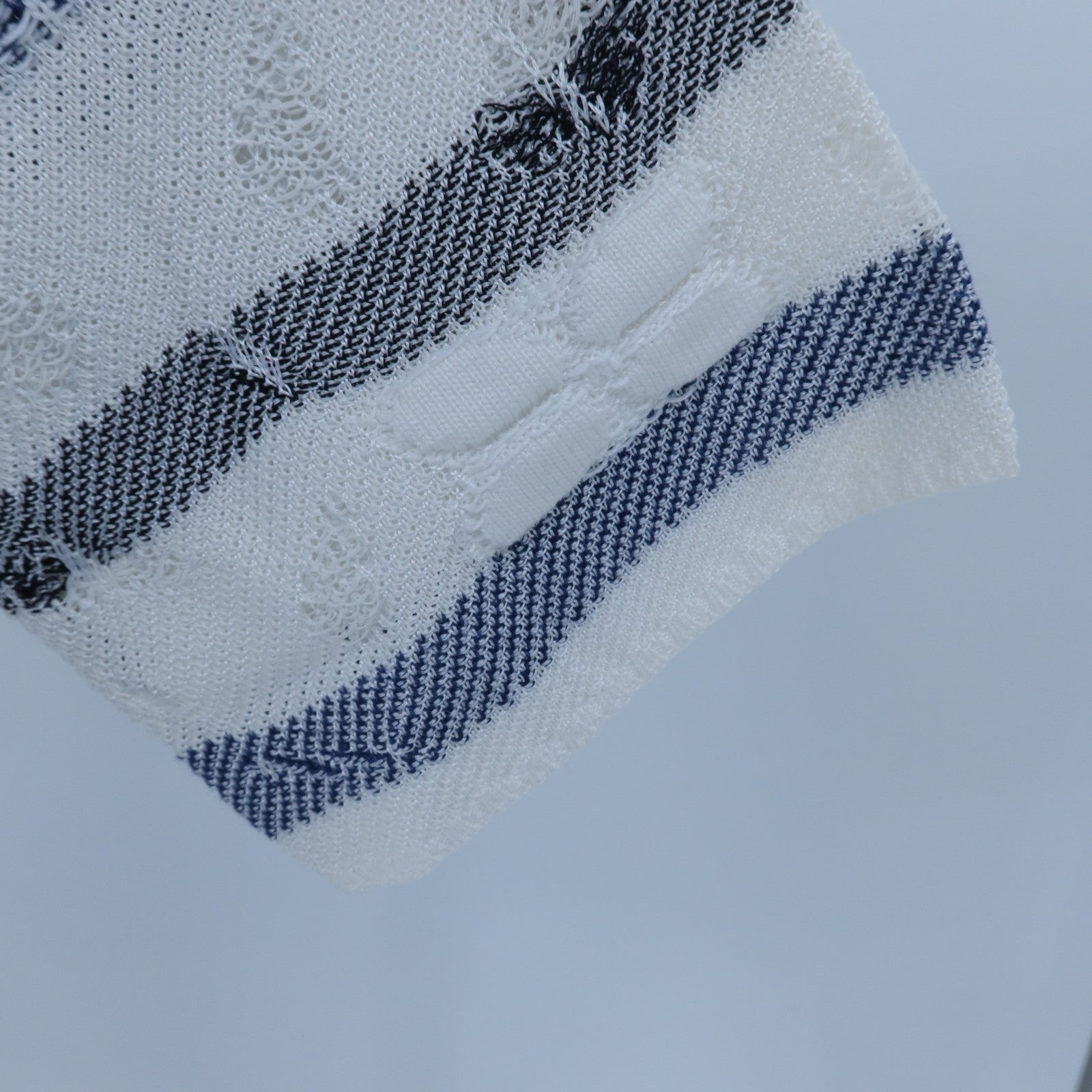 CHANEL Rayon/Paper/Cotton Knitted Top針織