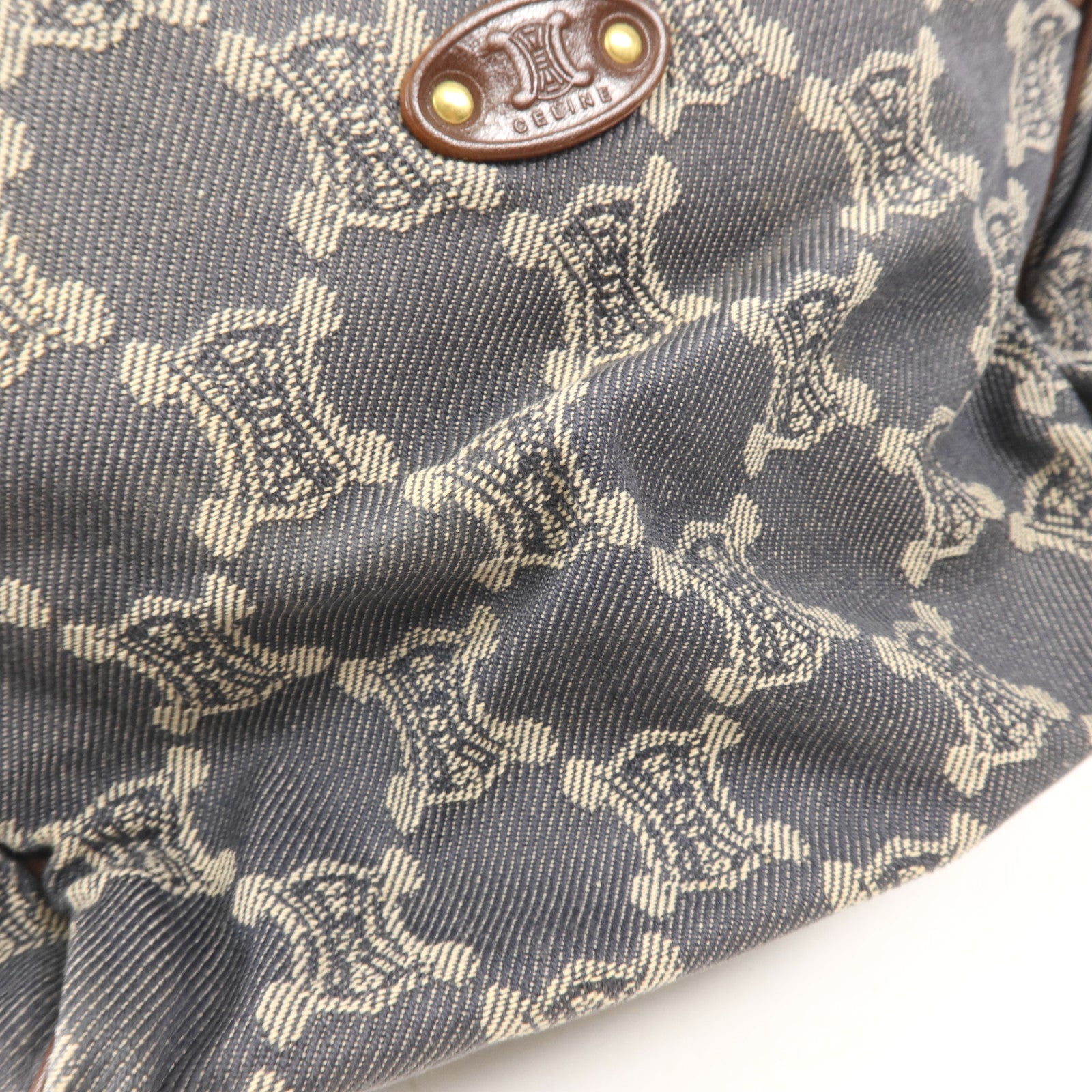 CELINE 帆布Hand Bag金扣手挽袋