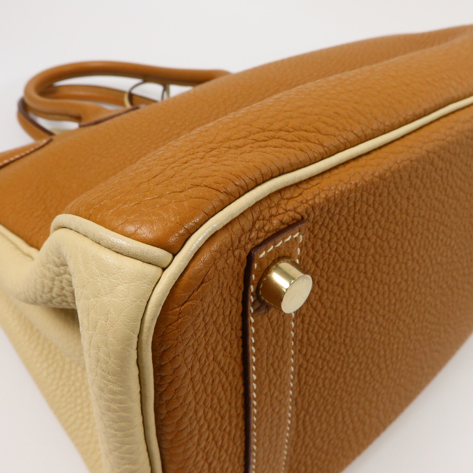 HERMES Togo皮革Birkin 30手挽袋Three Tones
