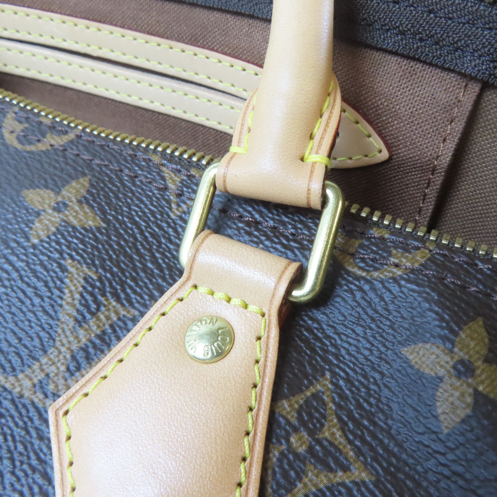 LOUIS VUITTON Monogram Speedy Bandouliere 35金扣手挽肩背兩用袋啡色