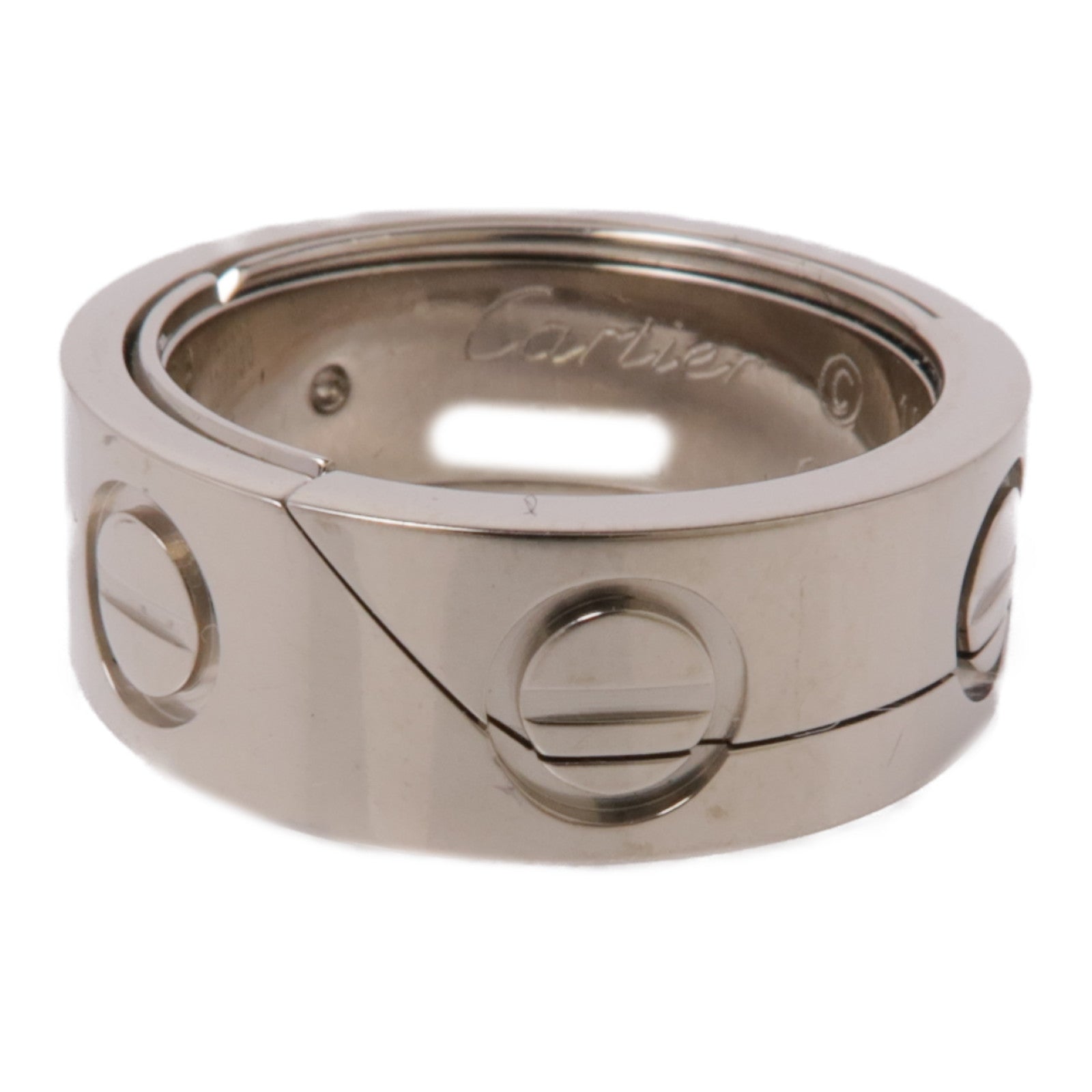 CARTIER 18K白金Astro Love Ring戒指Cartier#50/US#5.25