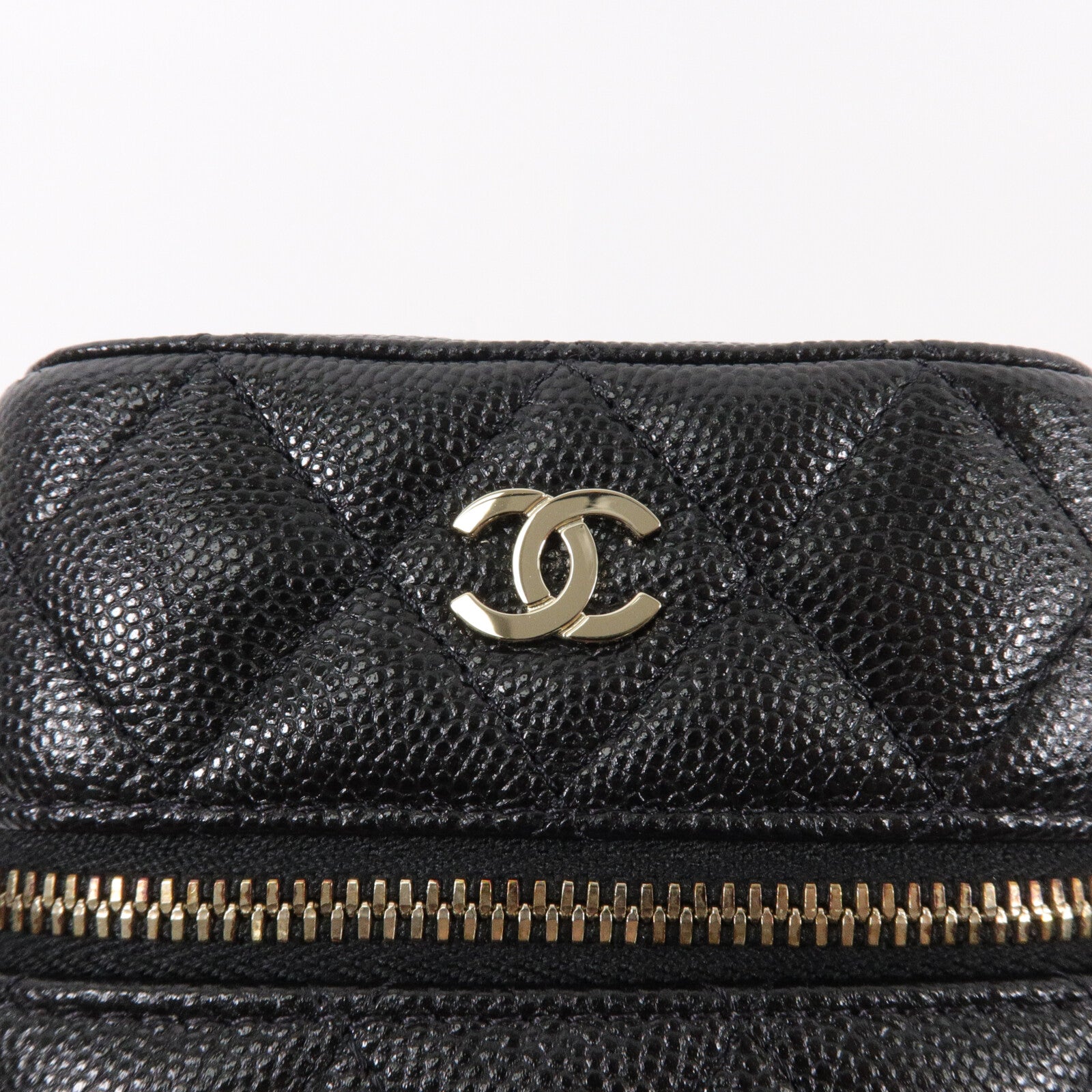 CHANEL 牛皮皮革Phone Bag鏈帶肩背袋
