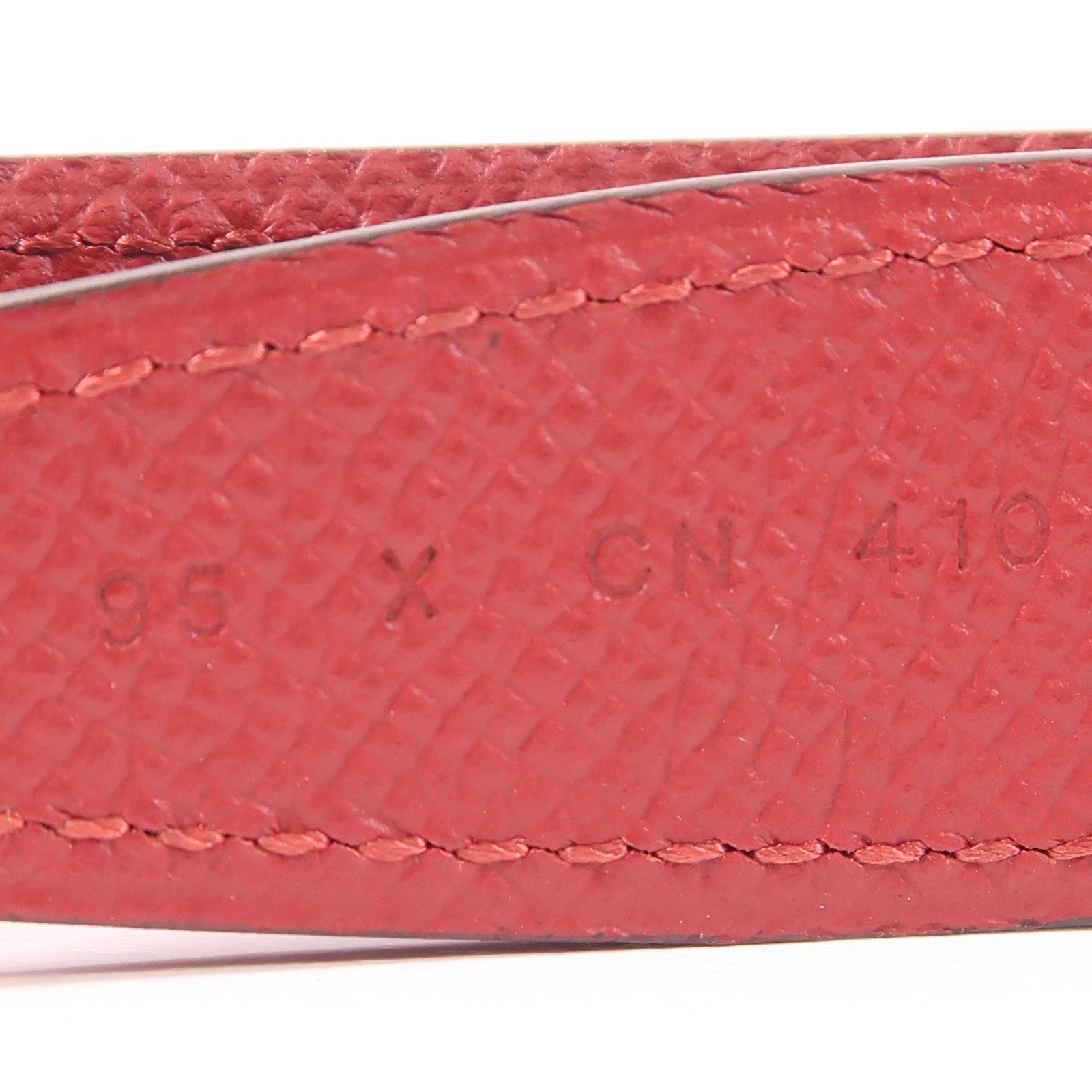 HERMES Swift皮革/Epsom皮革Mini Constance Belt金扣皮帶