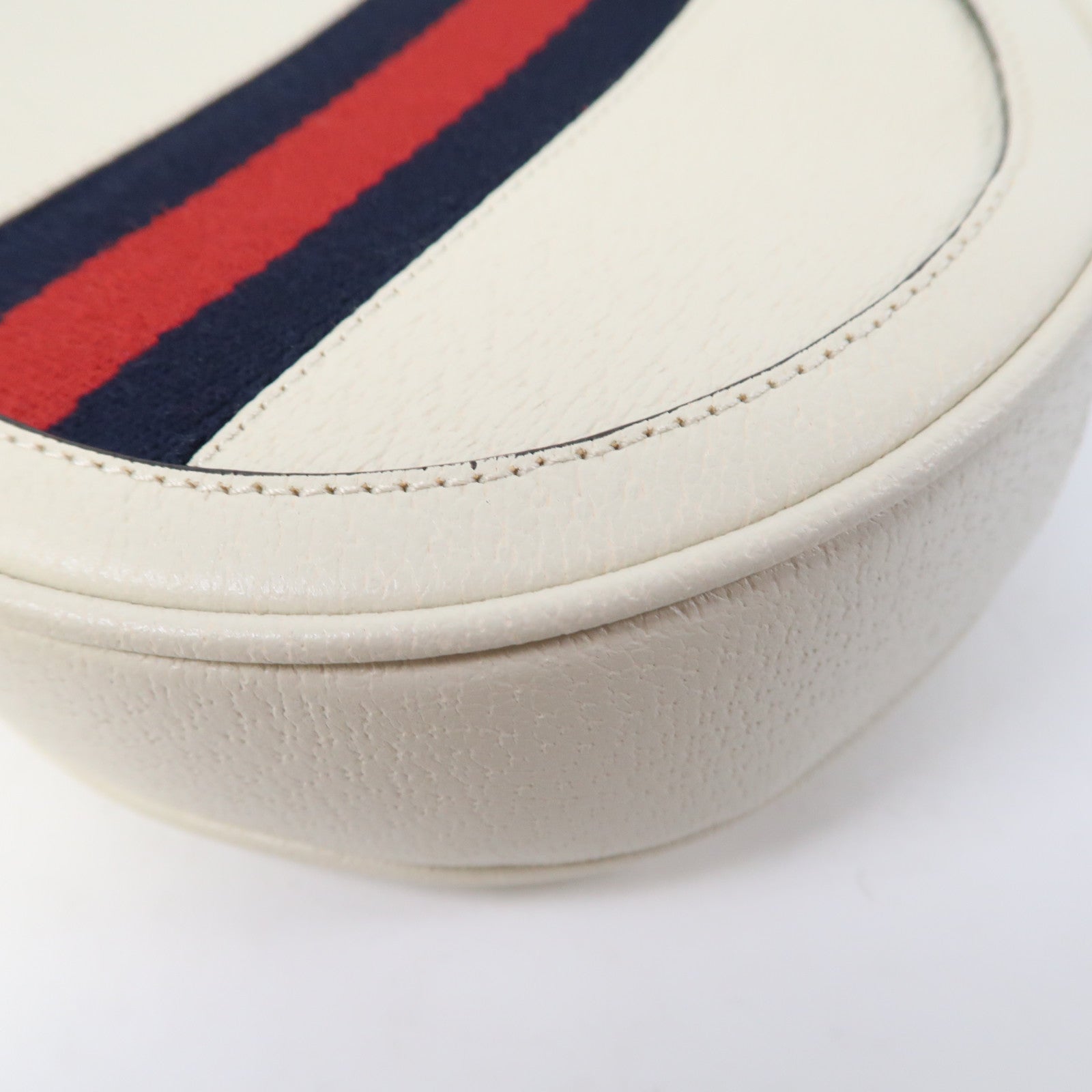 GUCCI 【激減優惠】牛皮皮革Ophidia Mini金扣背包白色