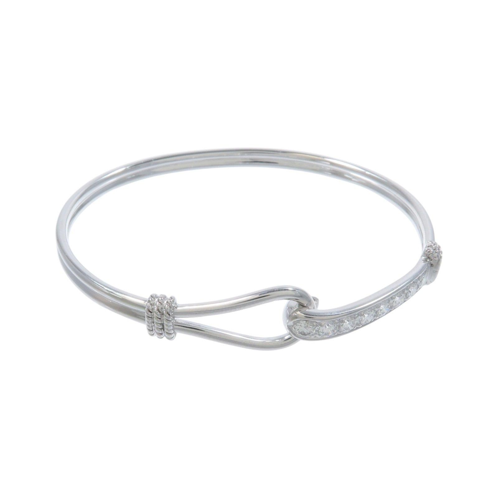 JEWELRY 18K白金Diamond Bangle鑽石手鐲