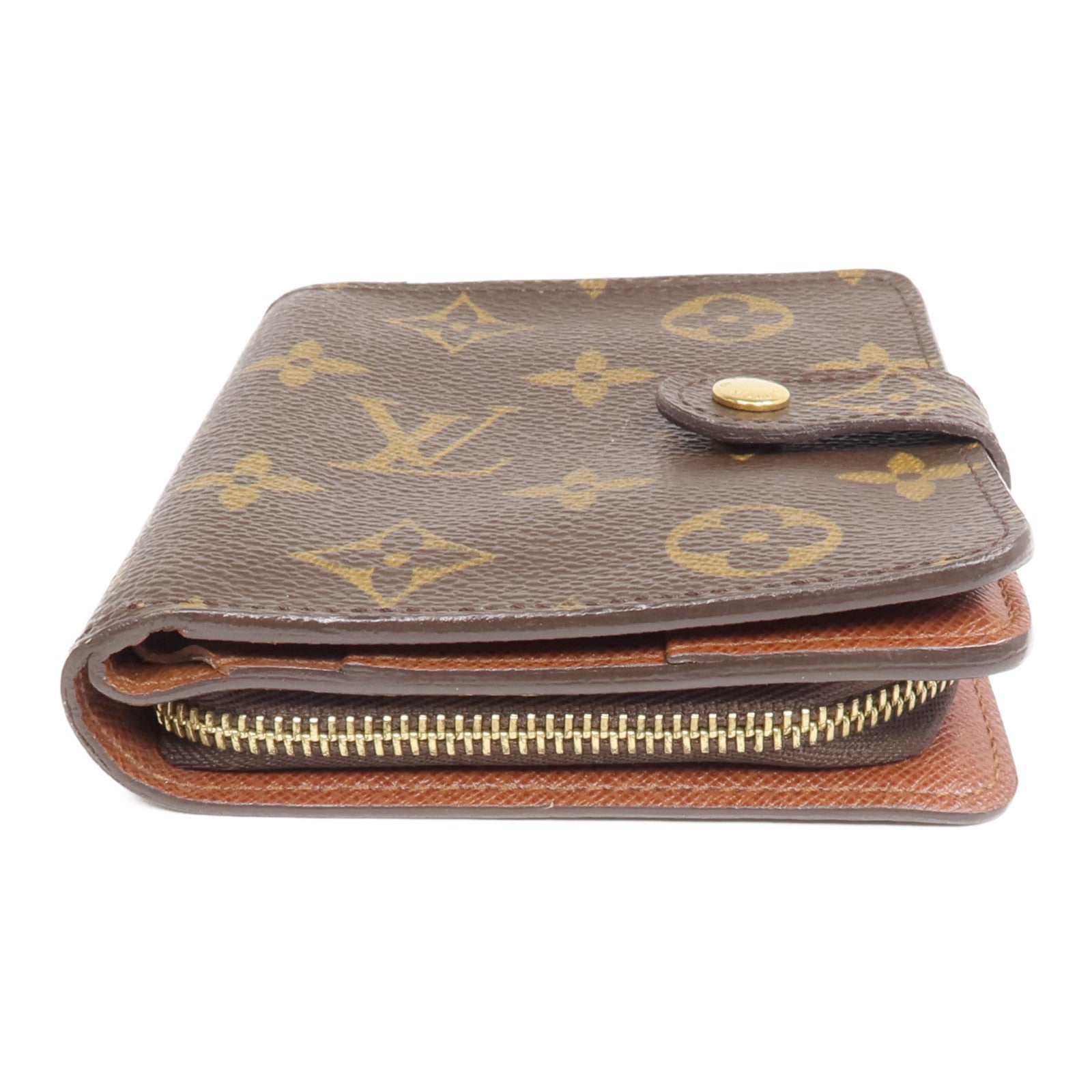 LOUIS VUITTON 【激減優惠】Monogram Wallet金扣錢包