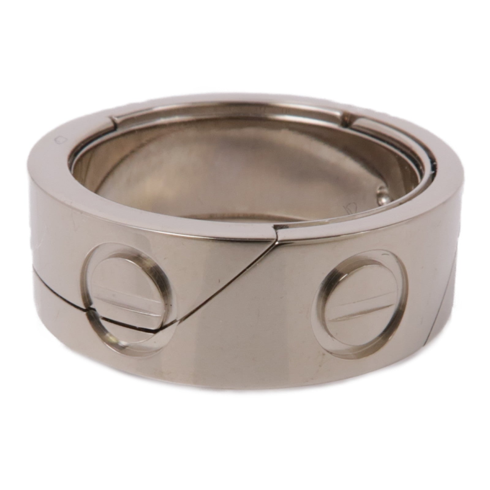 CARTIER 18K白金Astro Love Ring戒指Cartier#50/US#5.25