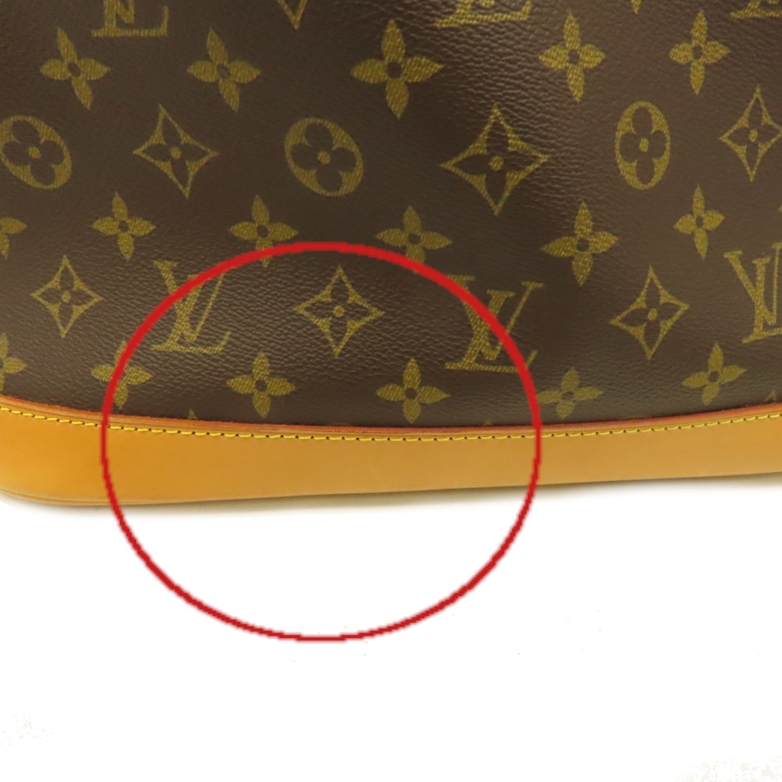 LOUIS VUITTON Monogram Alma手挽袋啡色