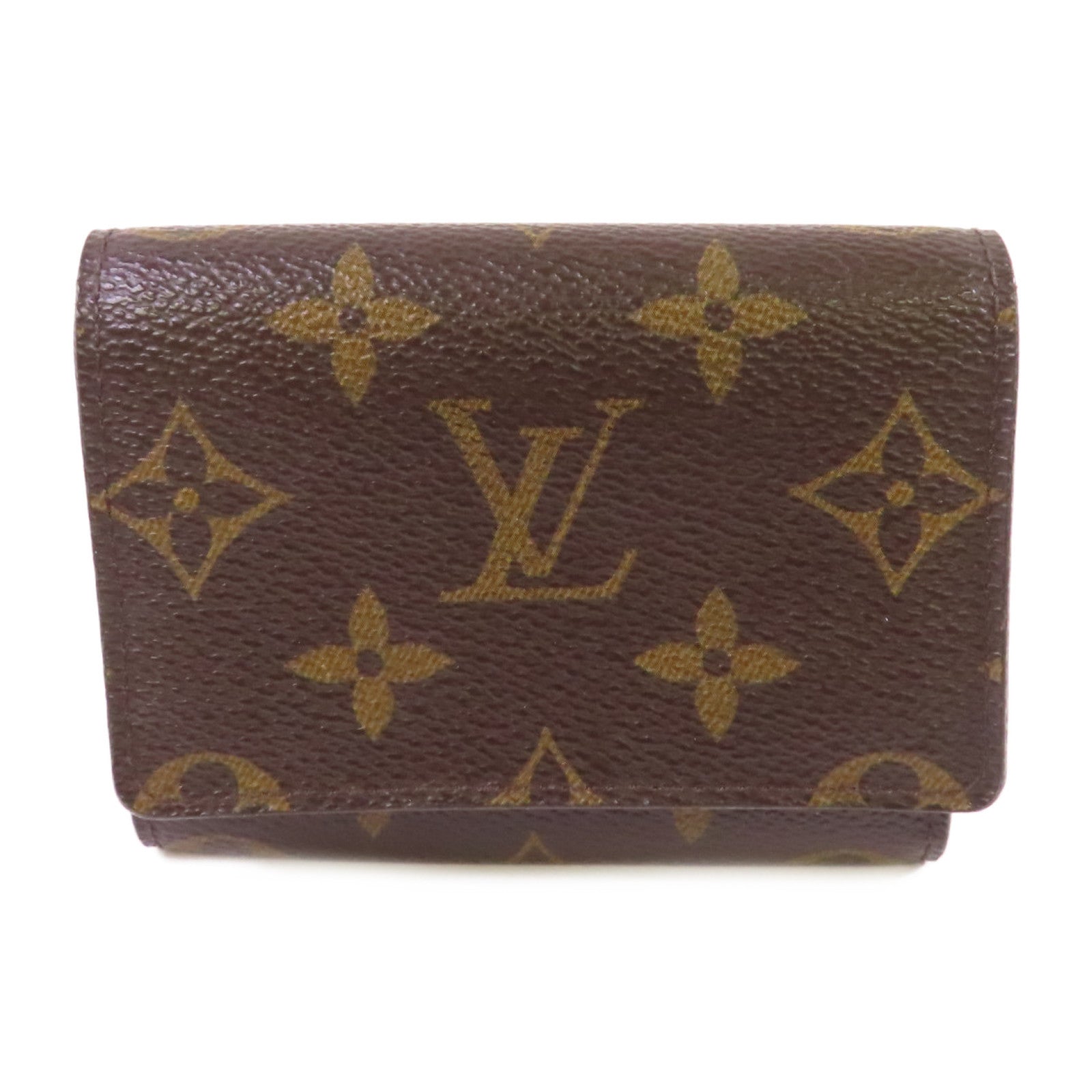 LOUIS VUITTON Monogram Card Case卡片套啡色