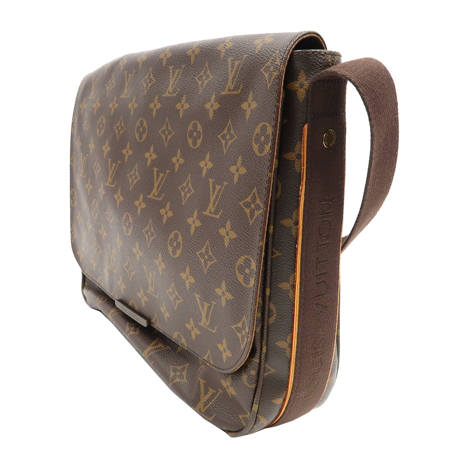 LOUIS VUITTON Monogram Valmy MM金扣肩背袋啡色