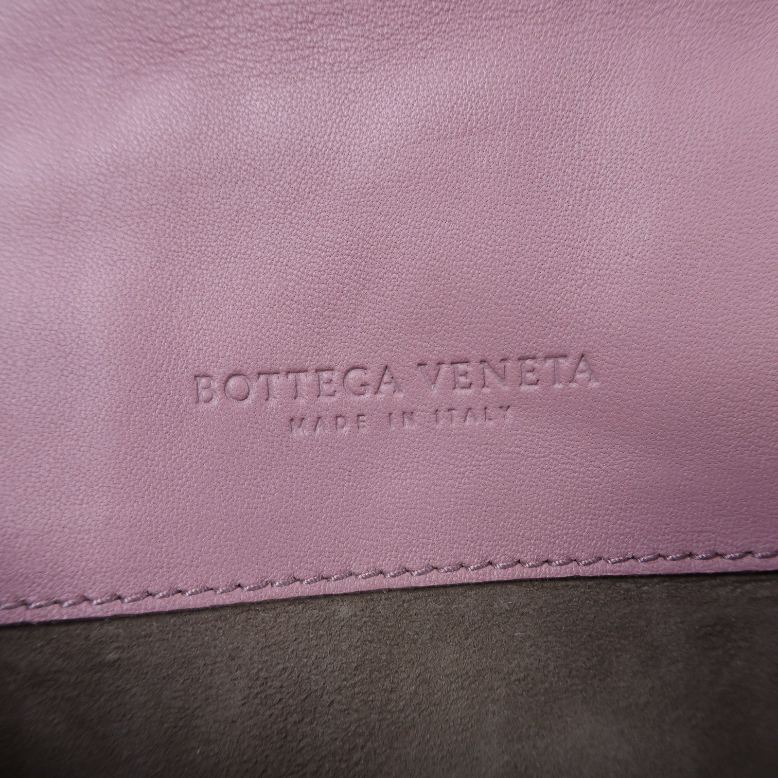 BOTTEGA VENETA 織紋羊皮皮革/蜥蝪皮革Shoulder Bag鏈帶肩背袋粉紅色