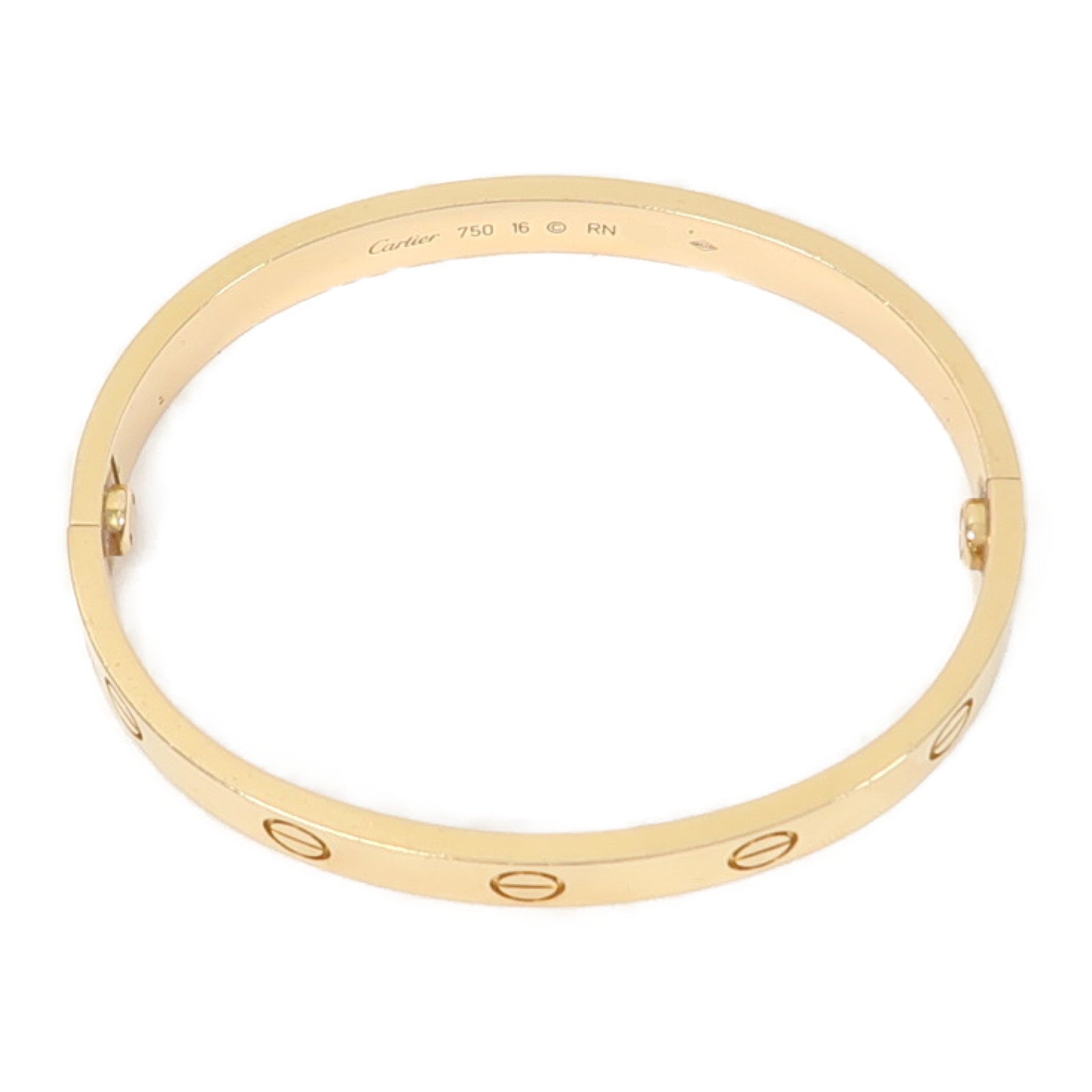 CARTIER 18K金Love Bracelet手鐲Cartier#16