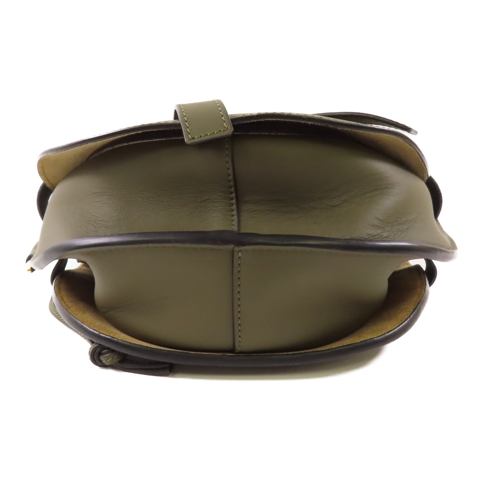 LOEWE 牛皮皮革Small Gate Dual bag金扣肩背袋