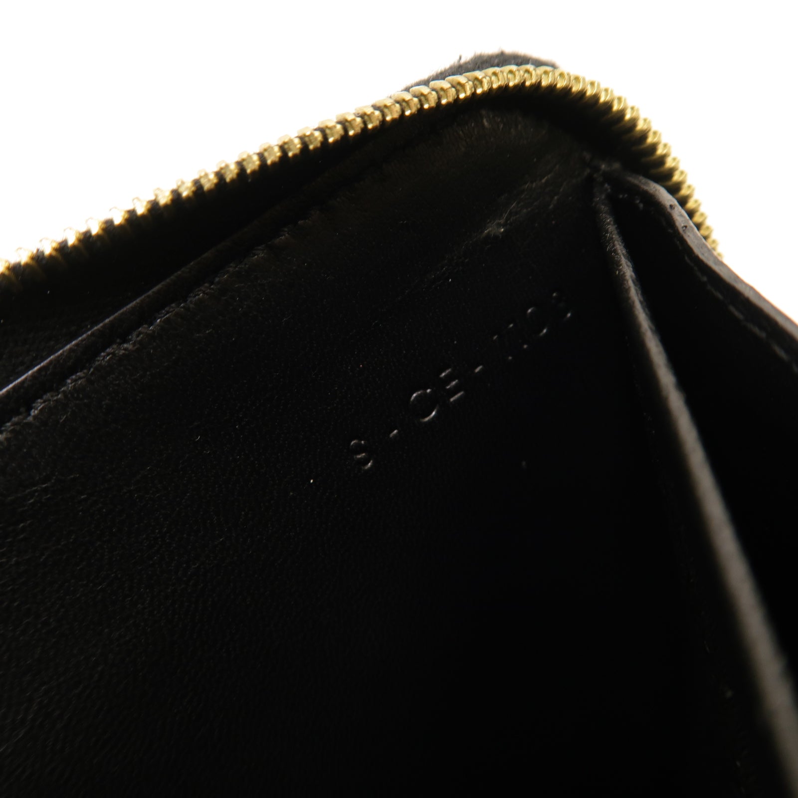 CELINE 【清倉大減價】牛皮皮革Zipper Long Wallet金扣長錢包藍色