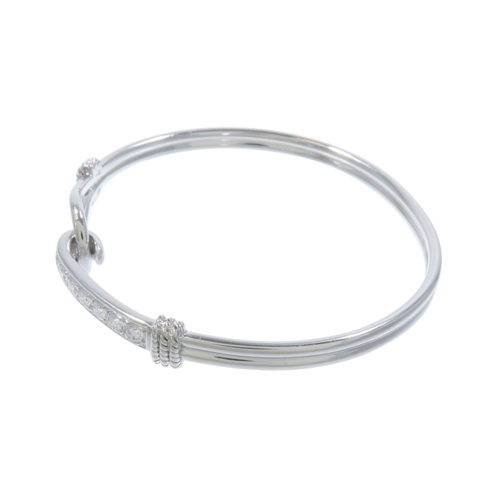 JEWELRY 18K白金Diamond Bangle鑽石手鐲