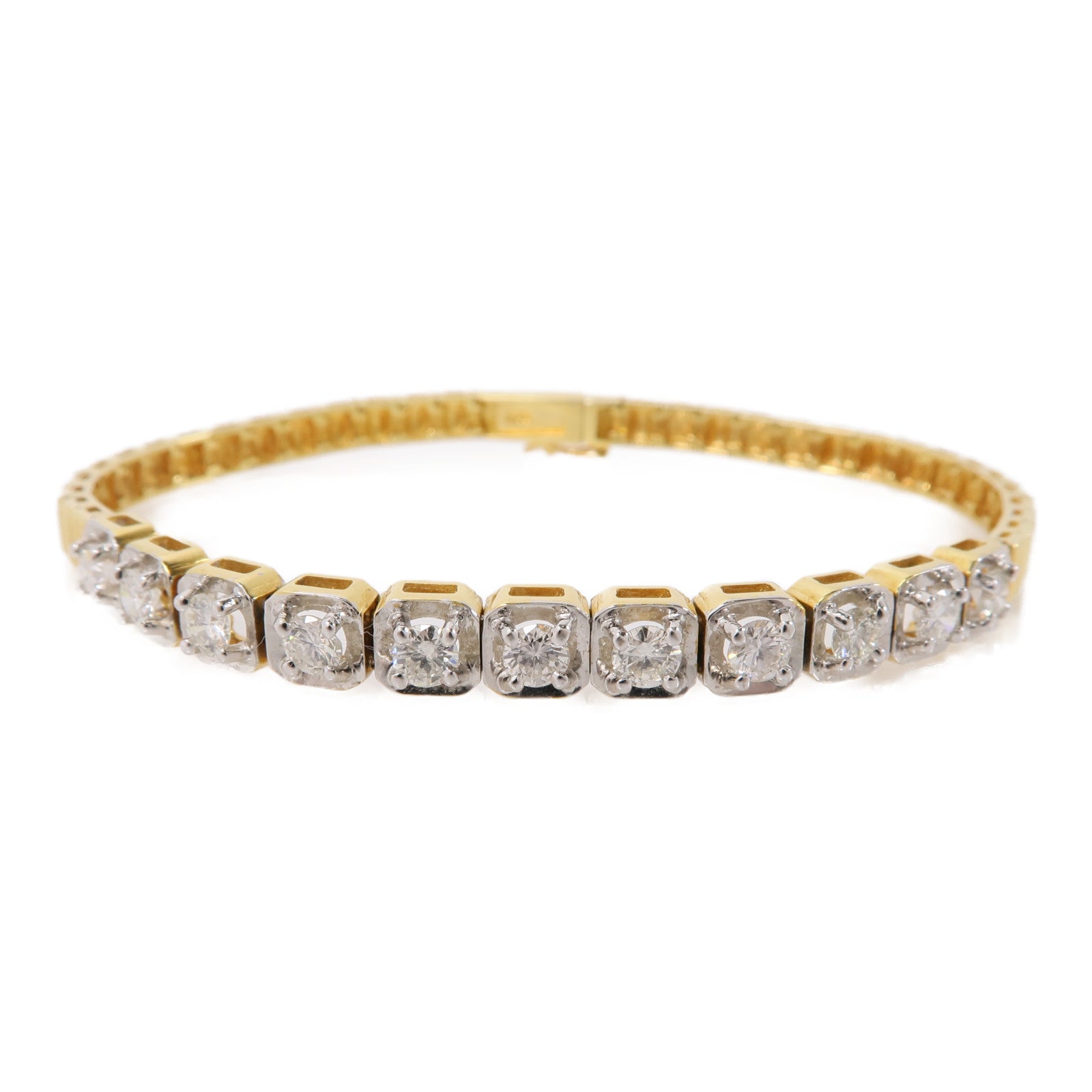 JEWELRY 14K黃金Diamond Bracelet鑽石項鍊