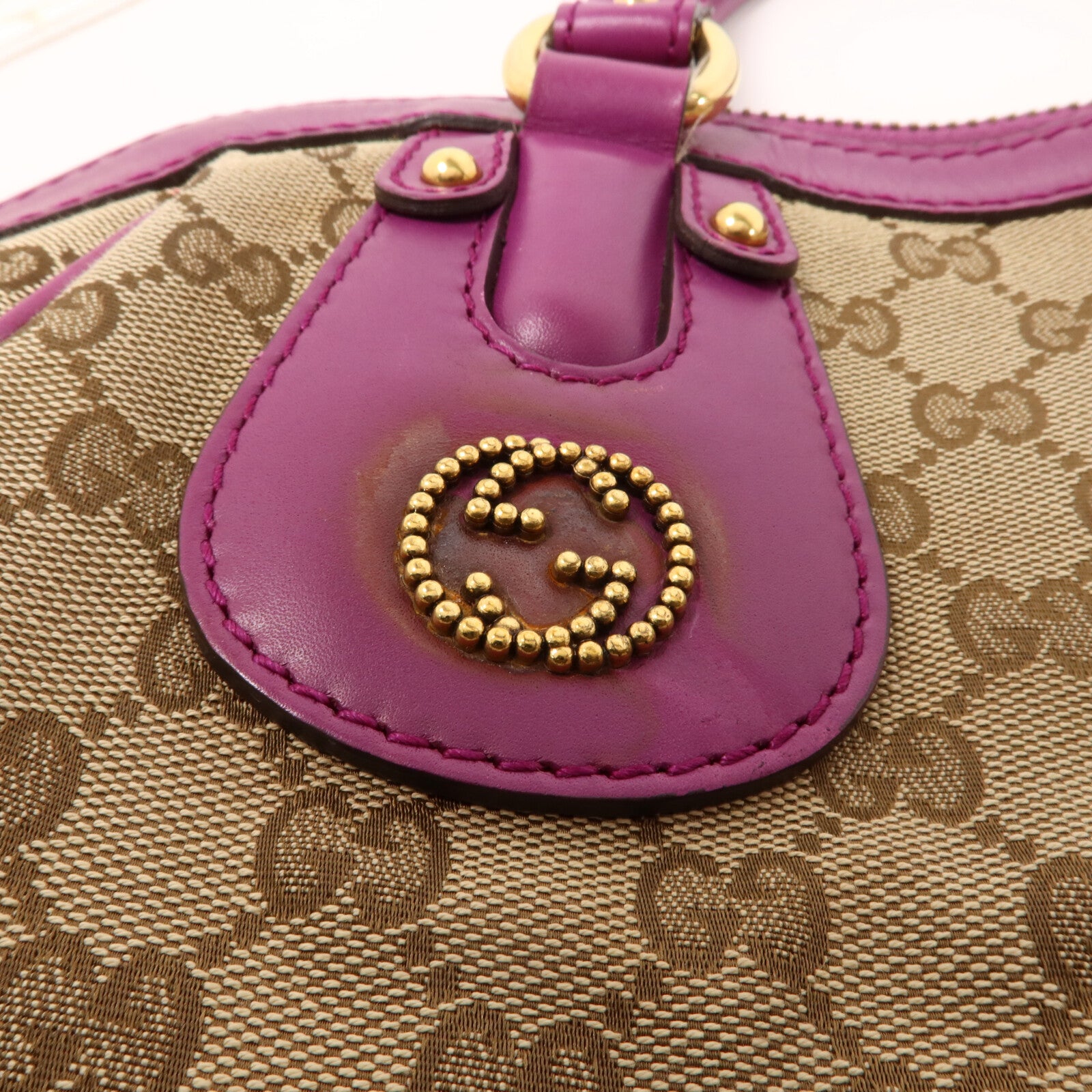 GUCCI 帆布Scarlett手挽肩背兩用袋