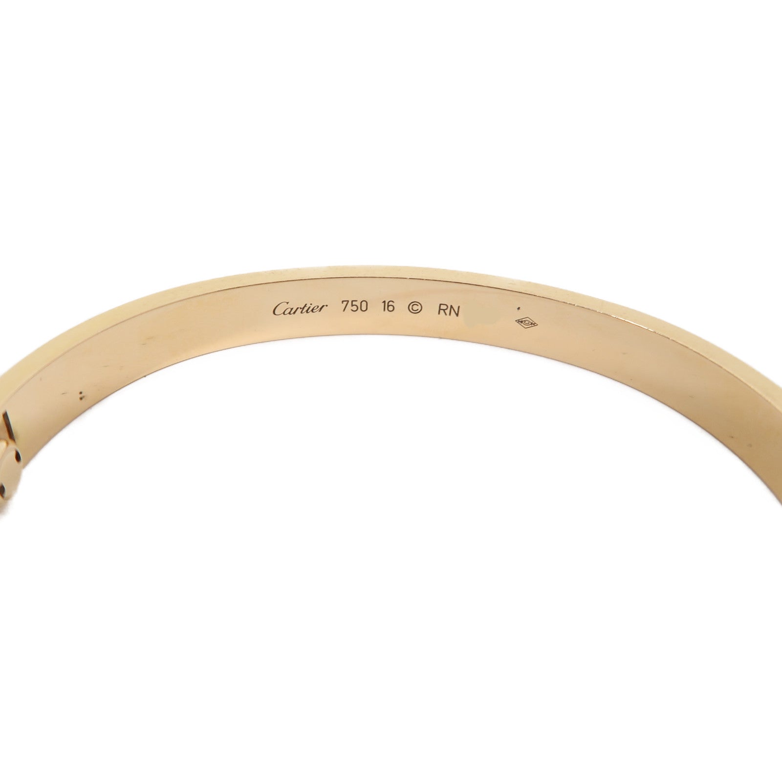 CARTIER 18K金Love Bracelet手鐲Cartier#16
