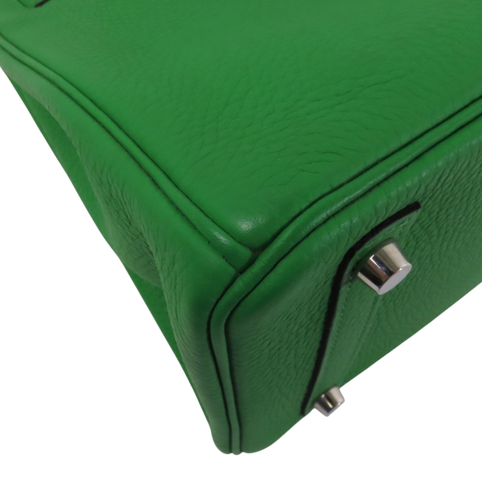 HERMES Clemence皮革Birkin 30金扣手挽袋