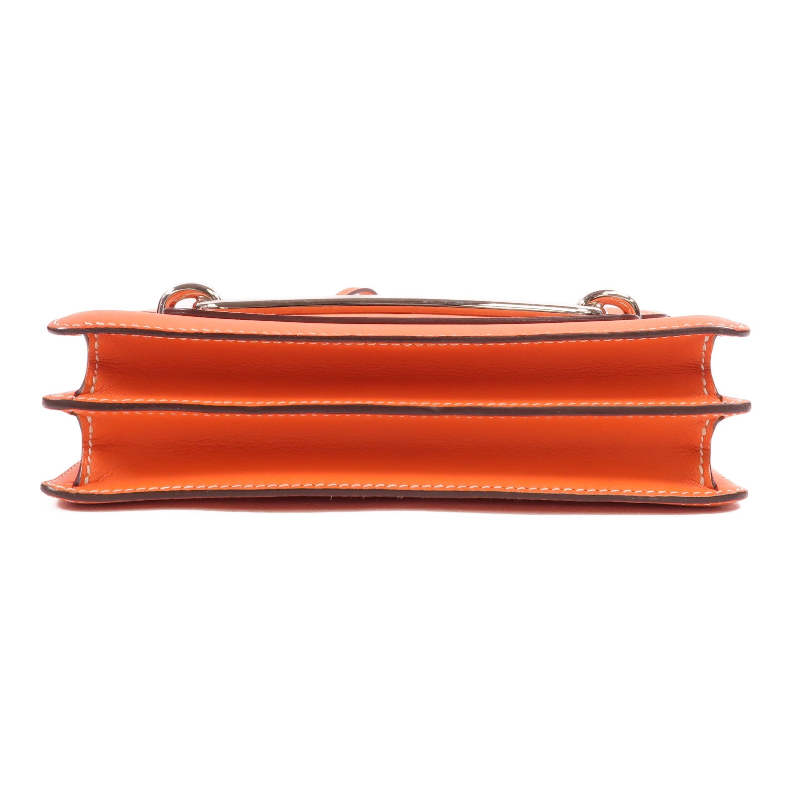 HERMES Evercolor皮革Roulis 23肩背袋Feu