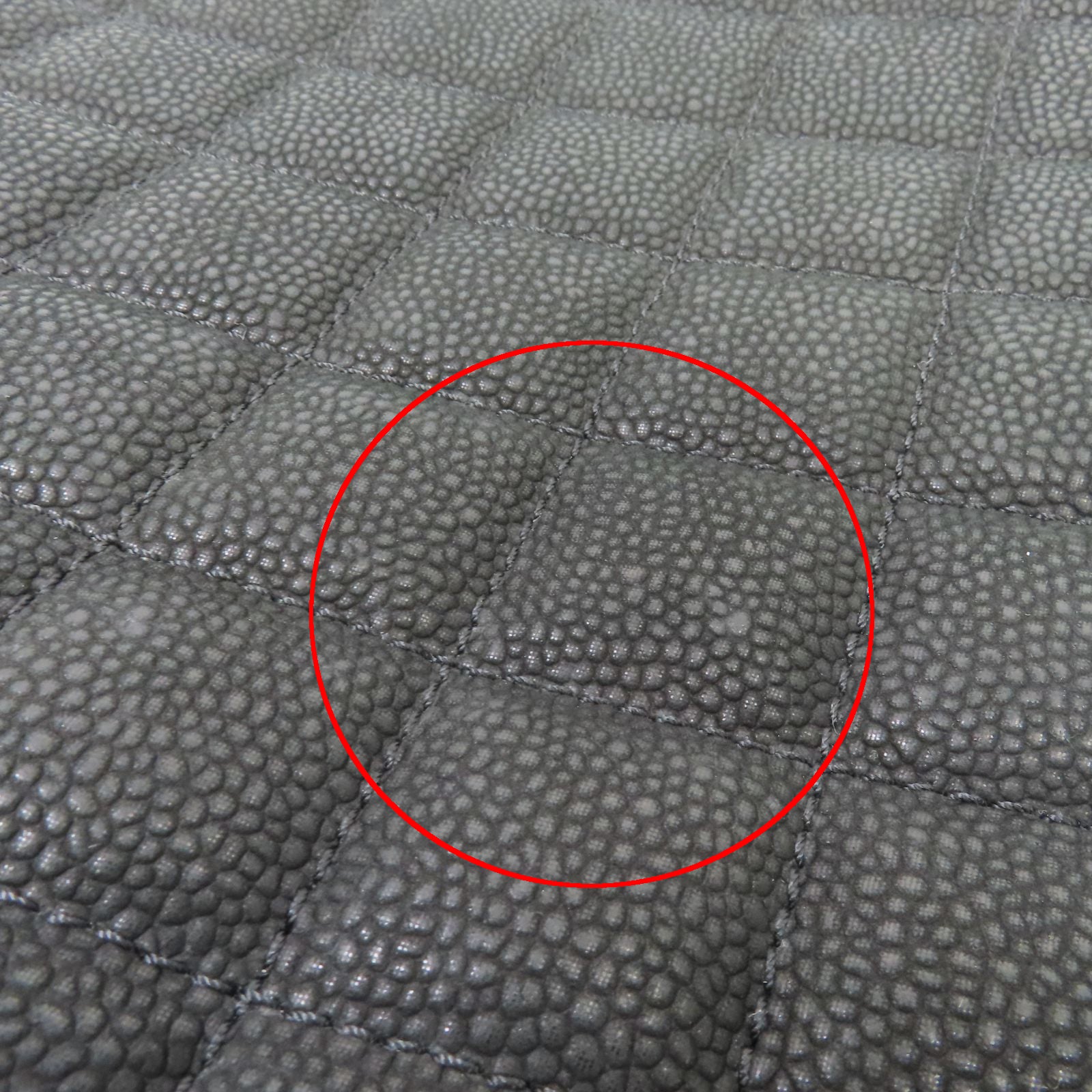 CHANEL 菱格牛皮皮革Chain Shoulder Bag金扣手挽肩背兩用袋黑色