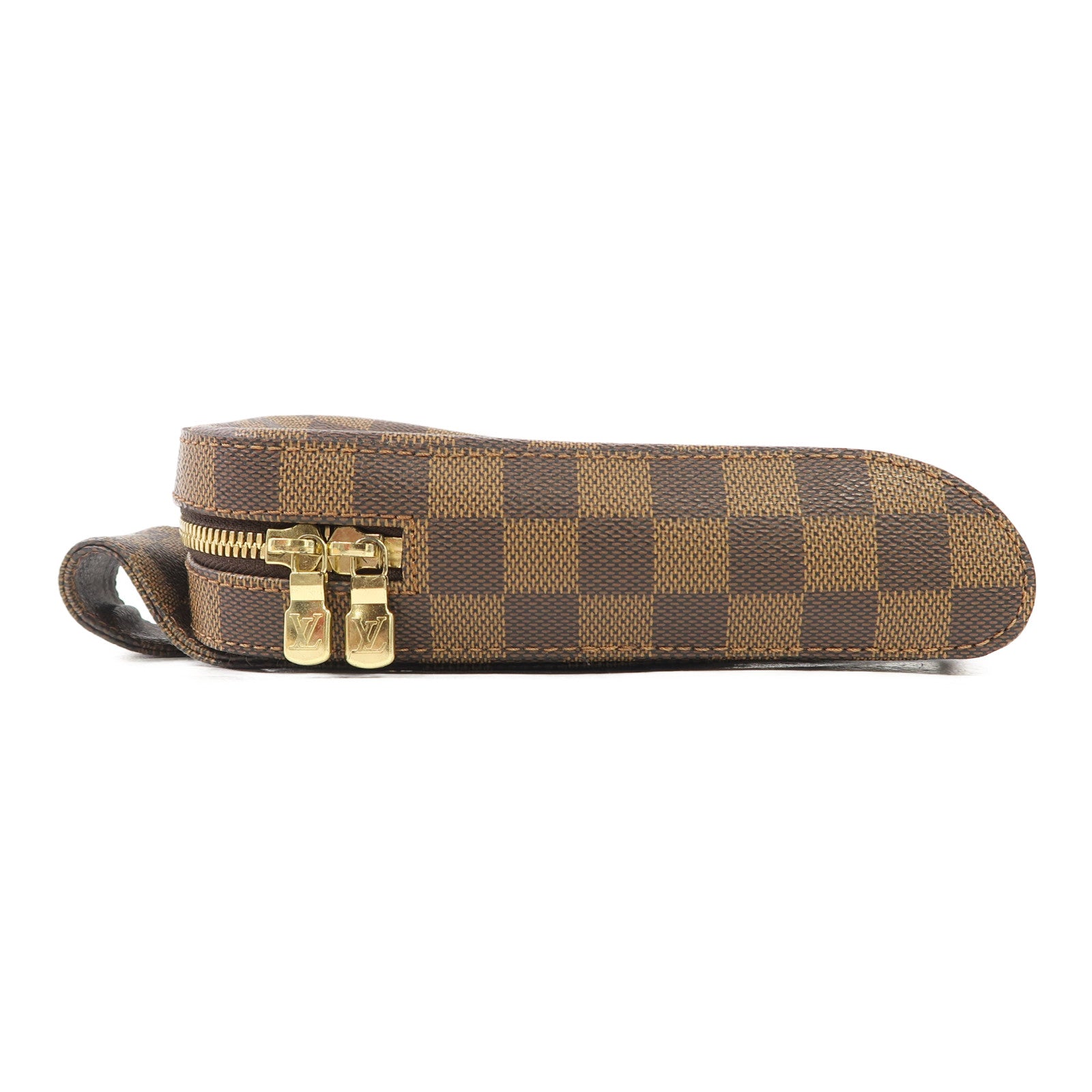LOUIS VUITTON Damier Ebene Geronimos金扣腰包啡色