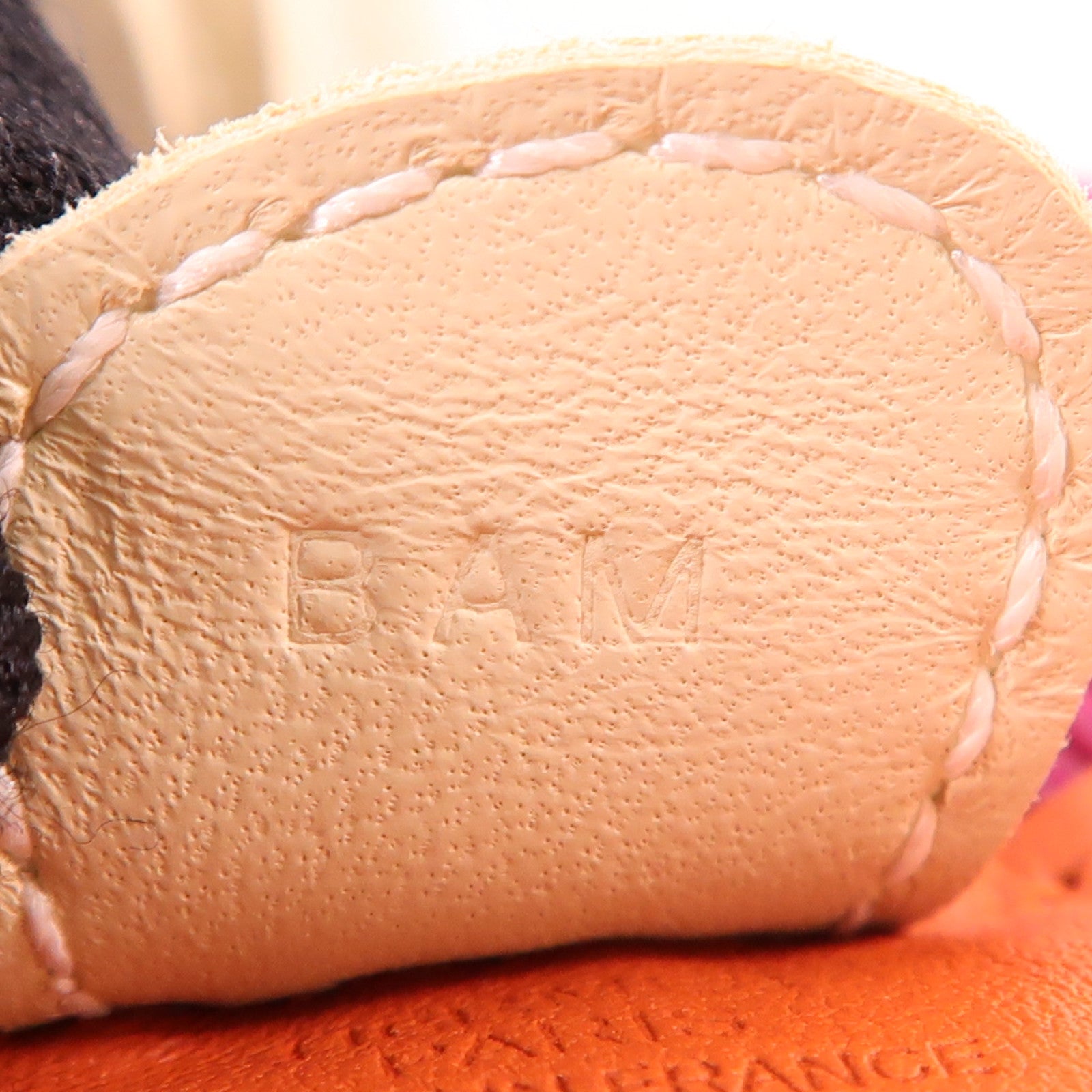 HERMES Agneau Milo皮革Redeo PM掛飾Orange Poppy